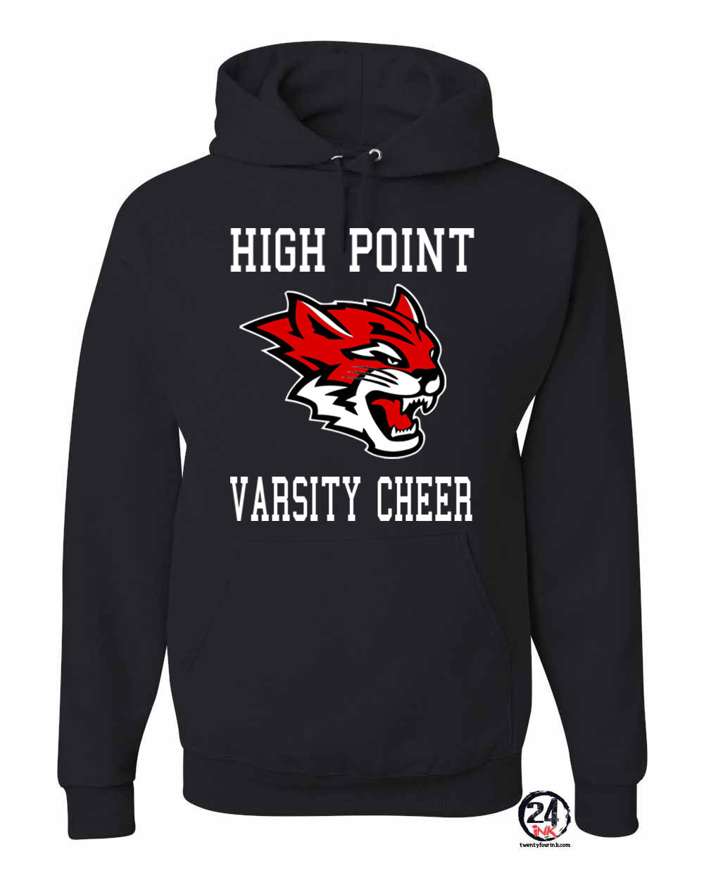 Wildcats cheer Design 3 Hooded Sweatshirt