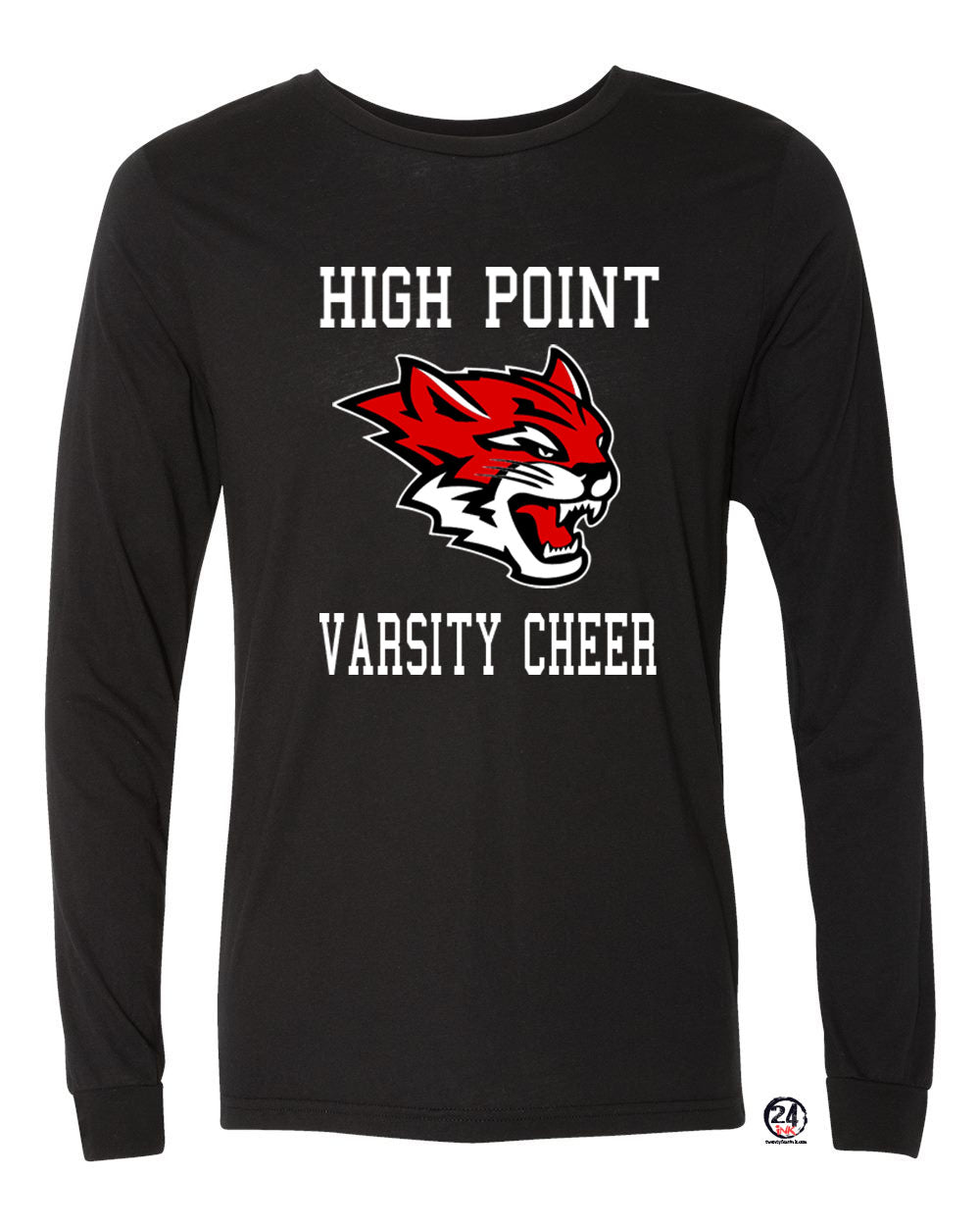 Wildcats Cheer Design 3 Long Sleeve Shirt
