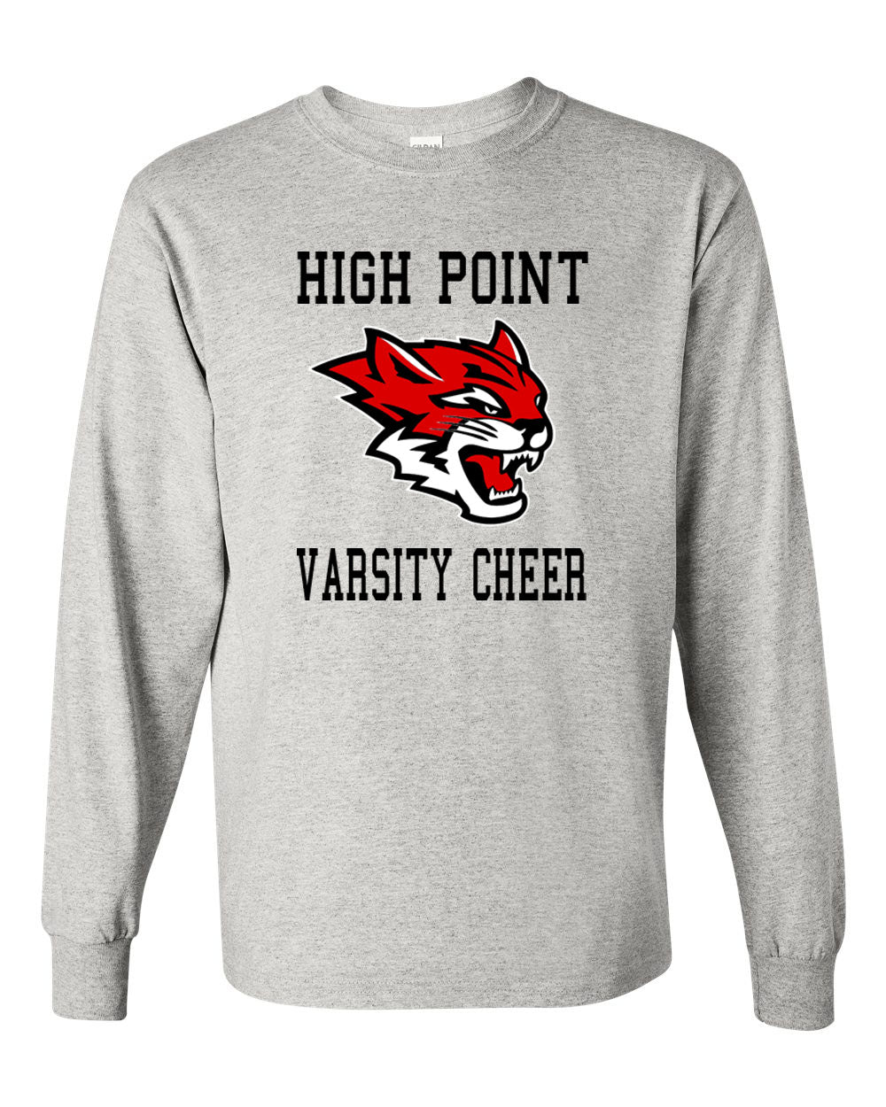 Wildcats Cheer Design 3 Long Sleeve Shirt