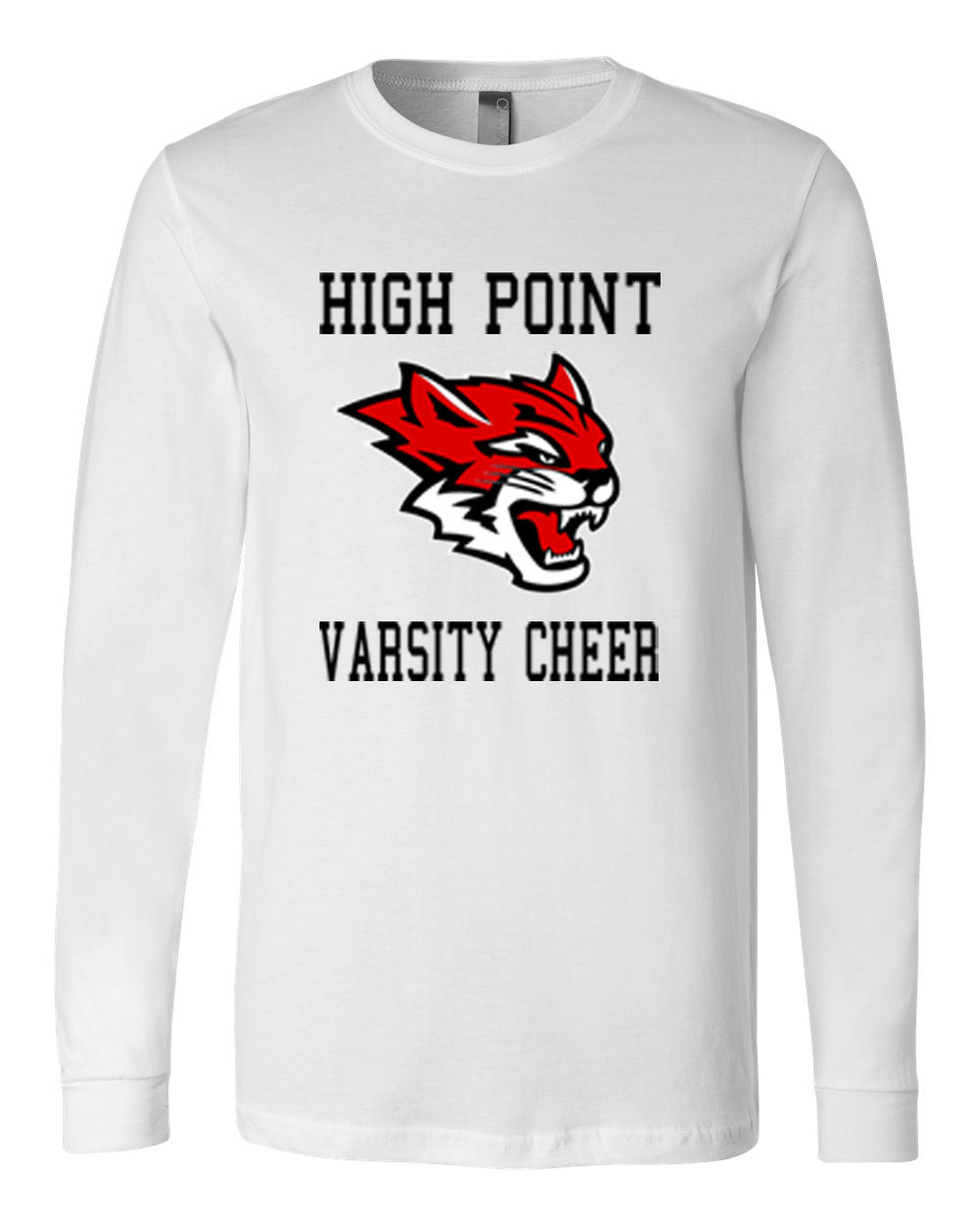 Wildcats Cheer Design 3 Long Sleeve Shirt