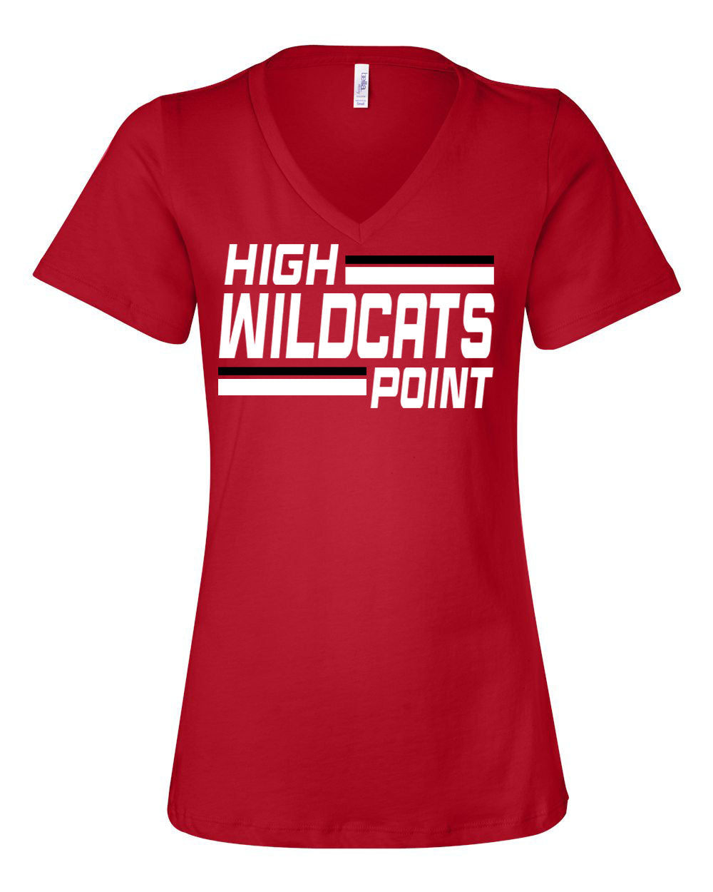 Wildcats Cheer Design 4 V-neck T-Shirt