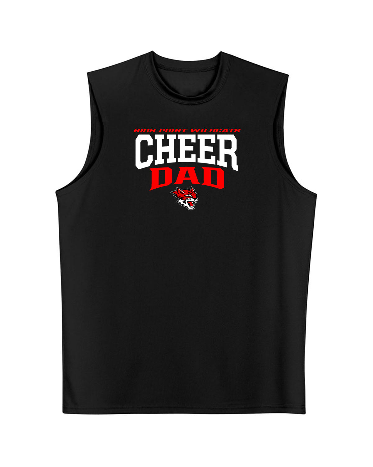 Wildcats Cheer Design 6 Men's performance Tank Top