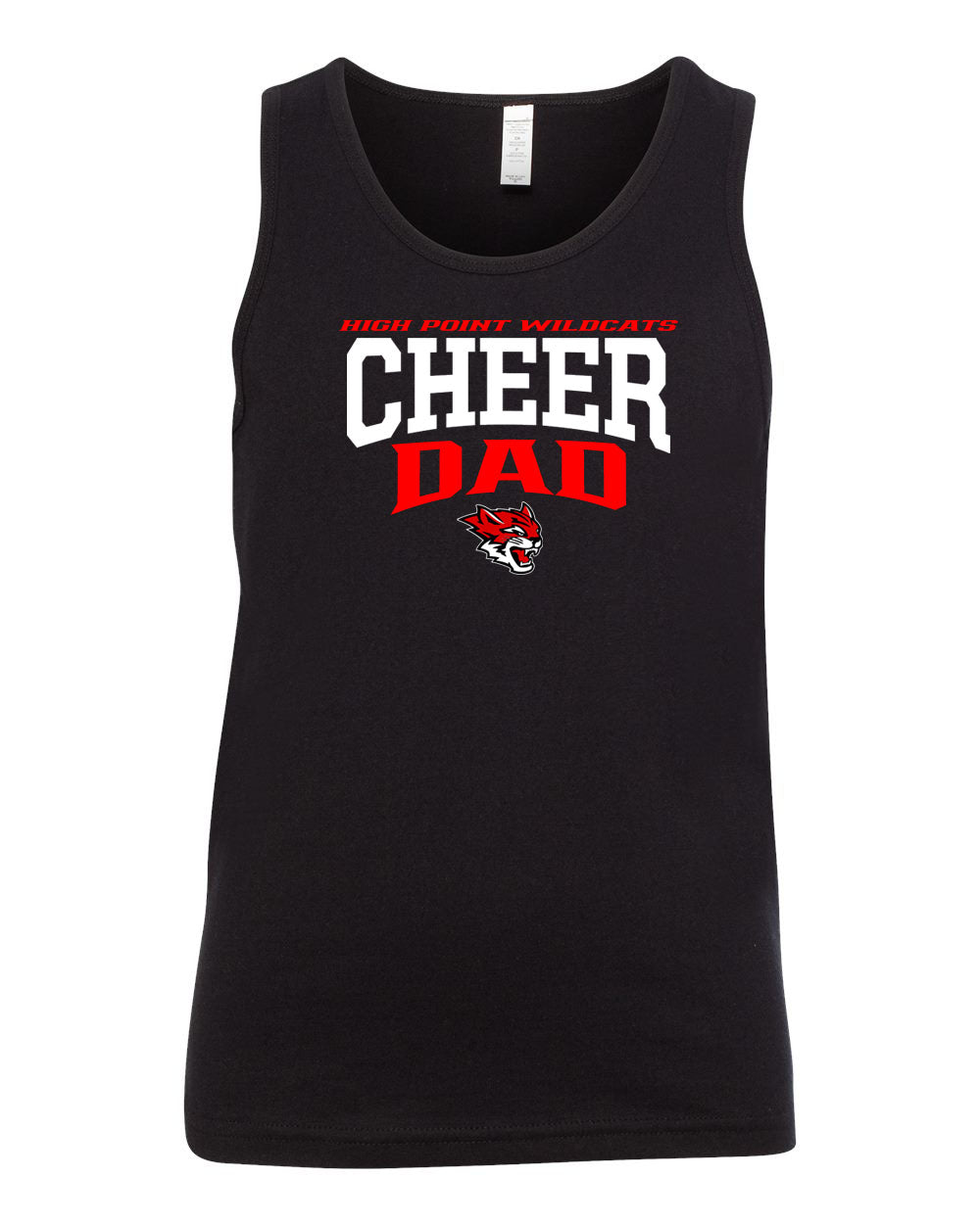 Wildcats Cheer design 6 Ladies Muscle Tank Top