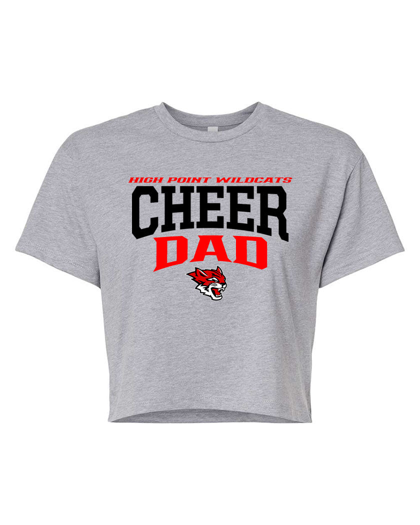 Wildcats Cheer design 6 Crop Top