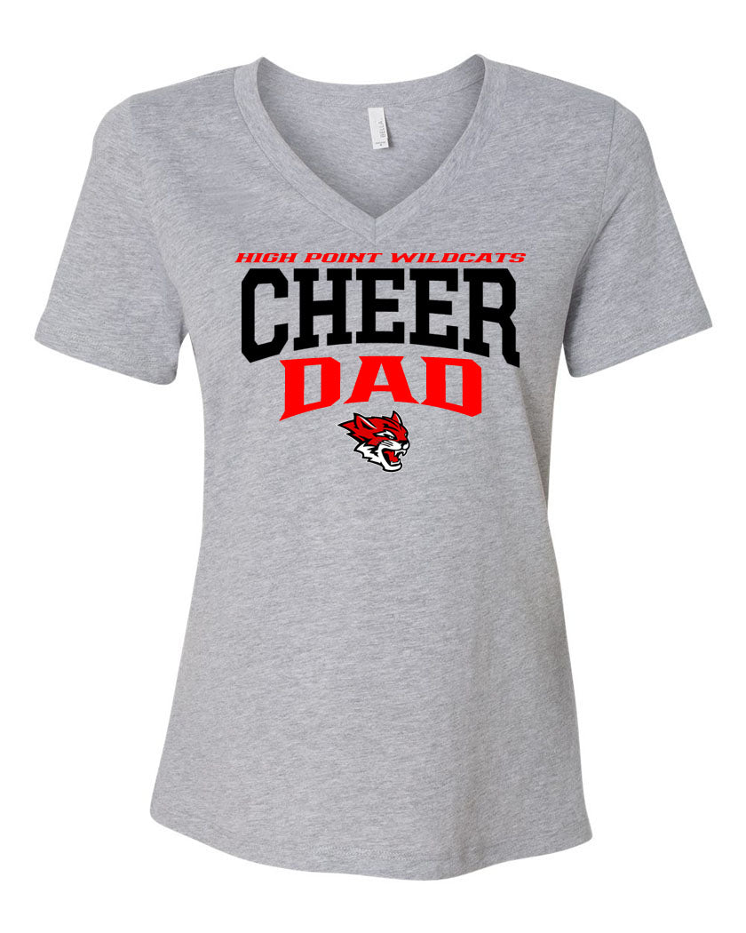 Wildcats Cheer Design 6 V-neck T-Shirt