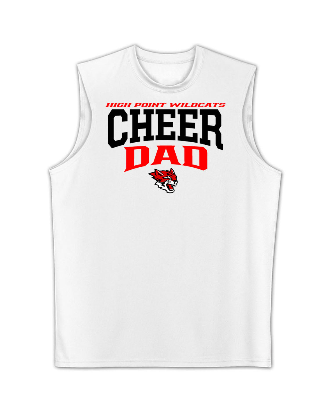 Wildcats Cheer Design 6 Men's performance Tank Top