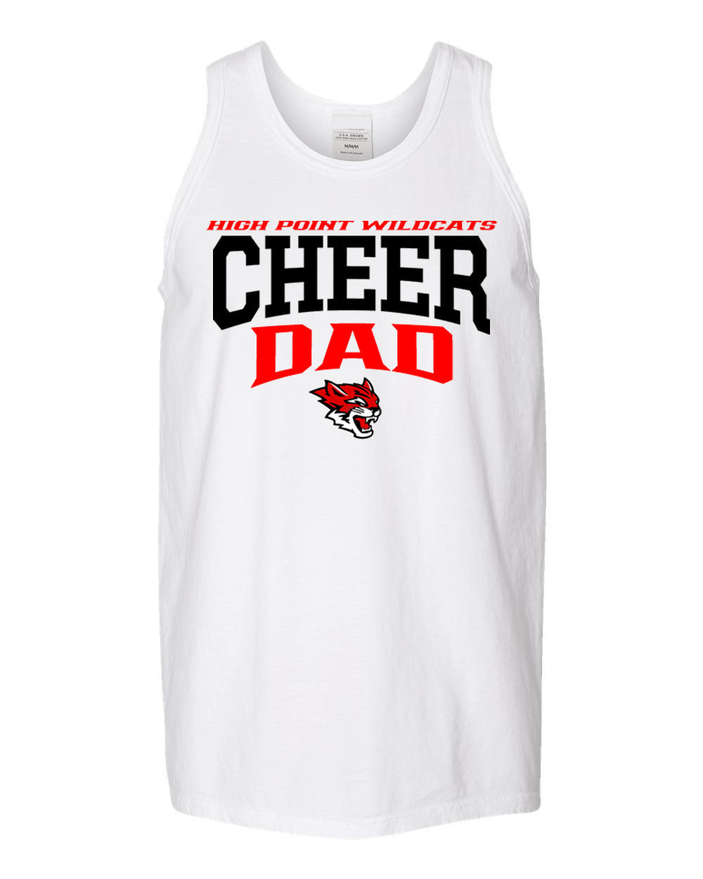 Wildcats Cheer design 6 Ladies Muscle Tank Top