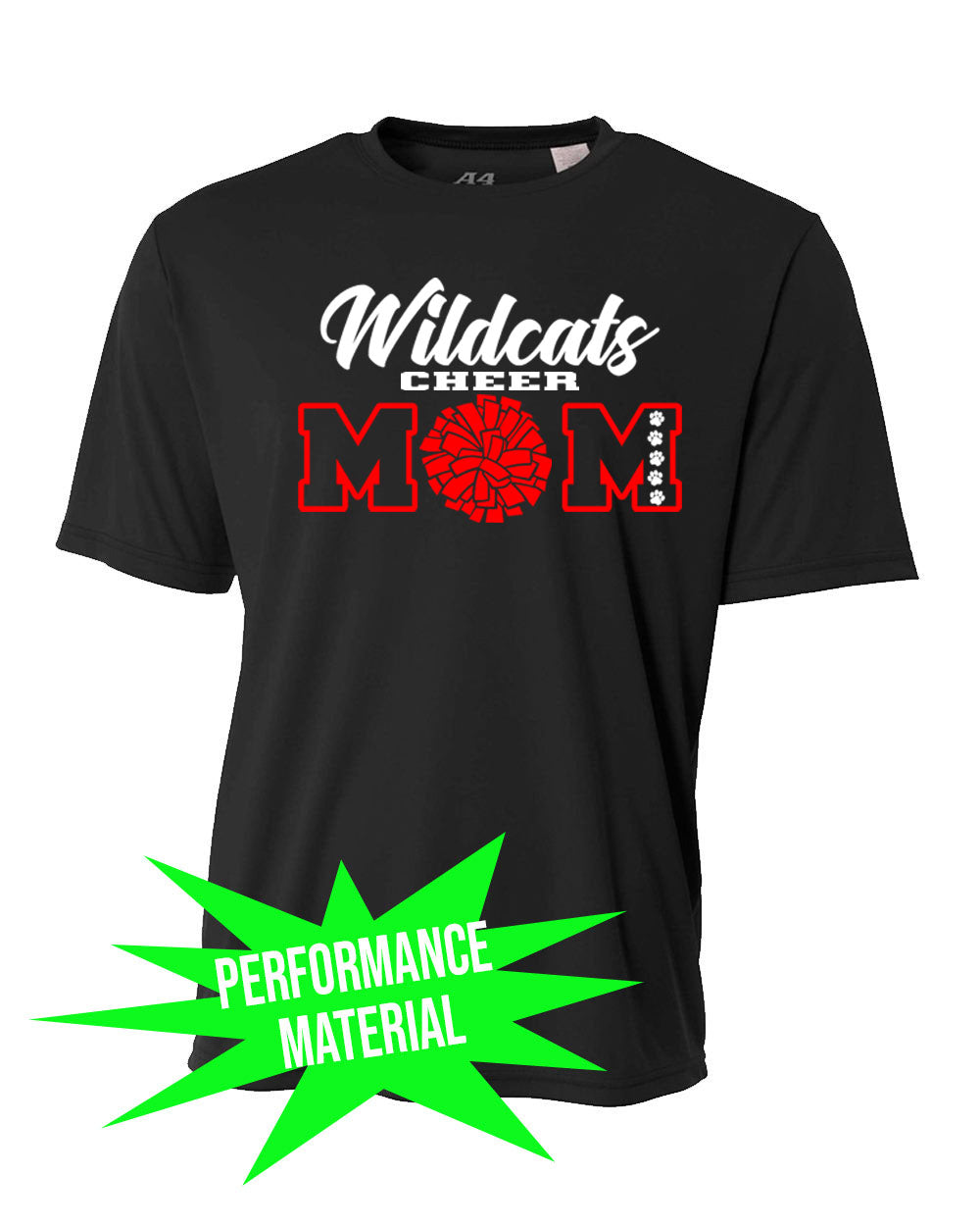 Wildcats Cheer Performance Material design 7 T-Shirt