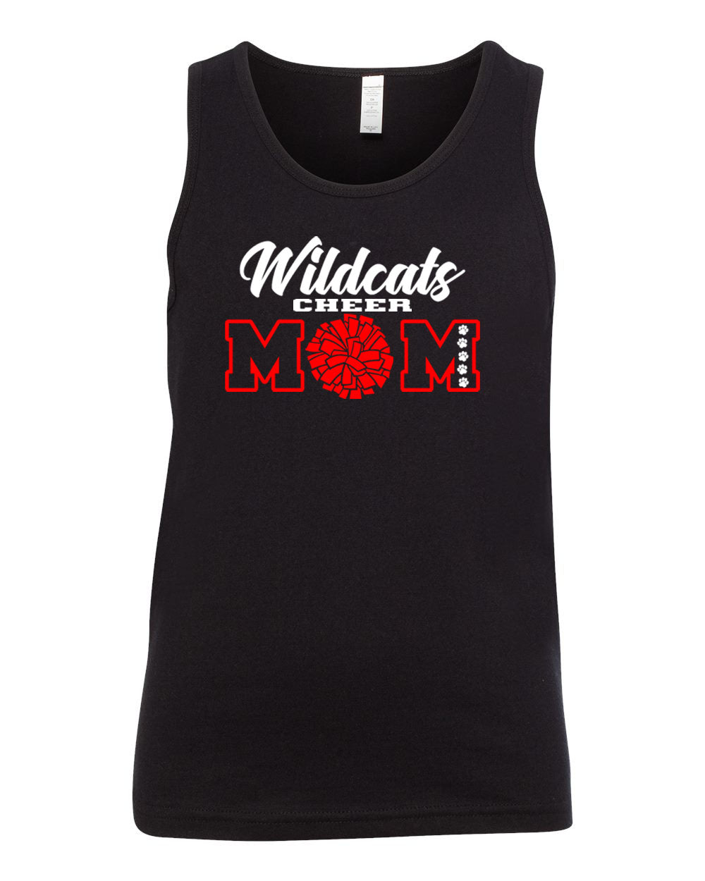 Wildcats Cheer design 7 Ladies Muscle Tank Top