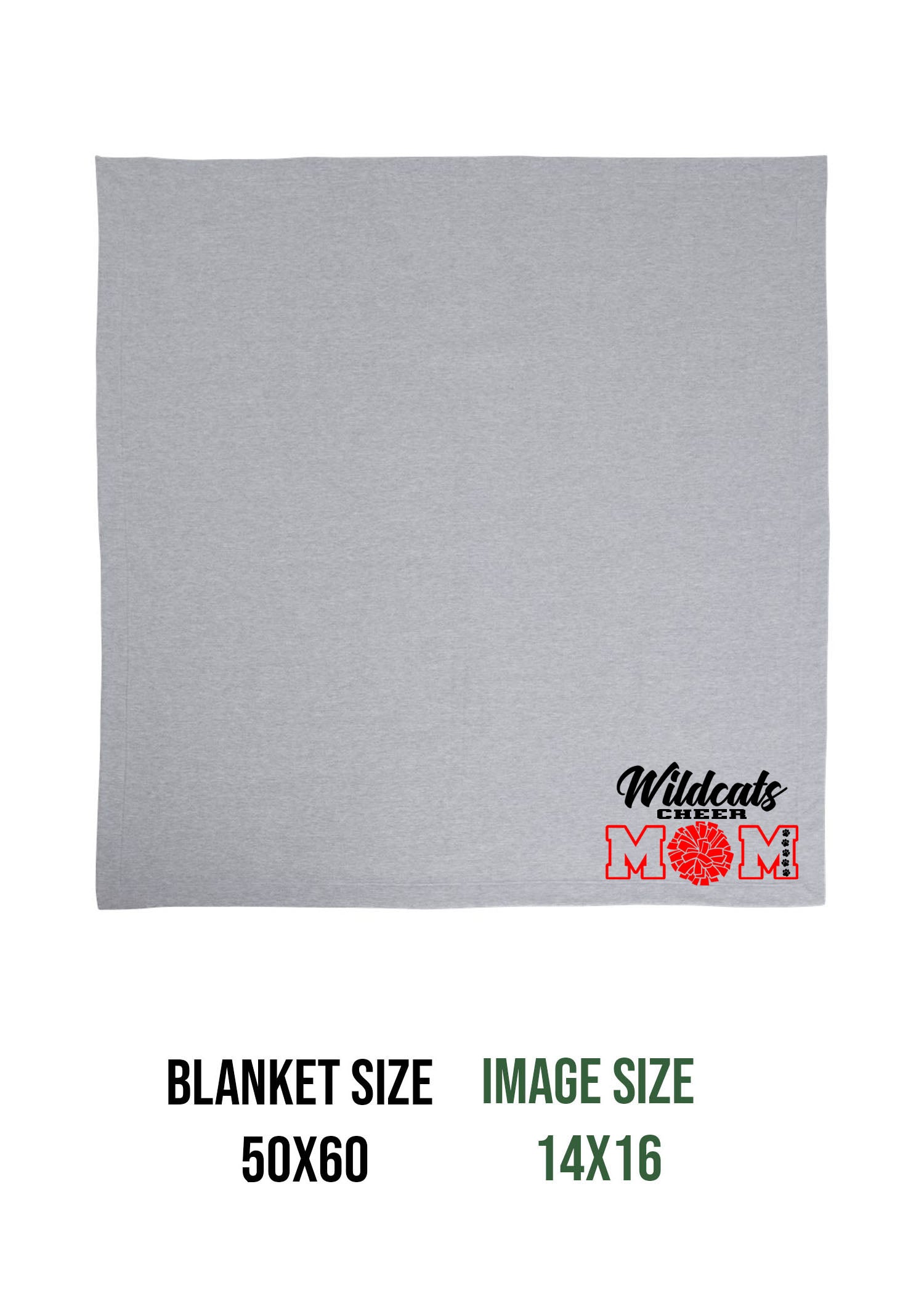 Wildcats Cheer Design 7 Blanket