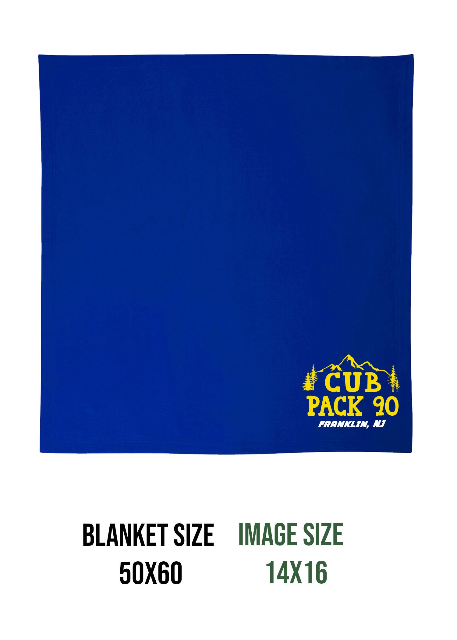 Cub Scout Pack 90 Design 1 Blanket