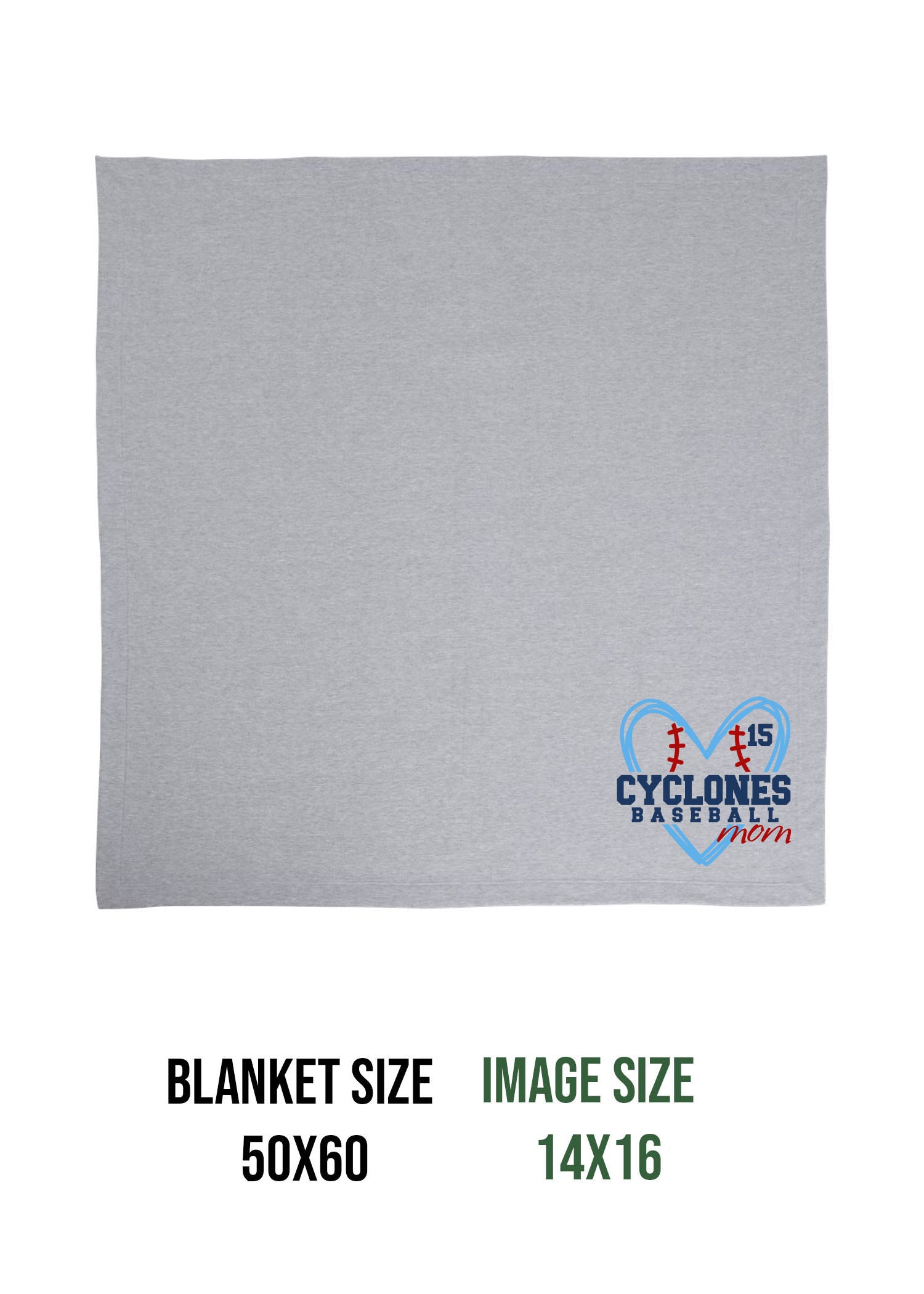 Sparta Cyclones Blanket Design 5