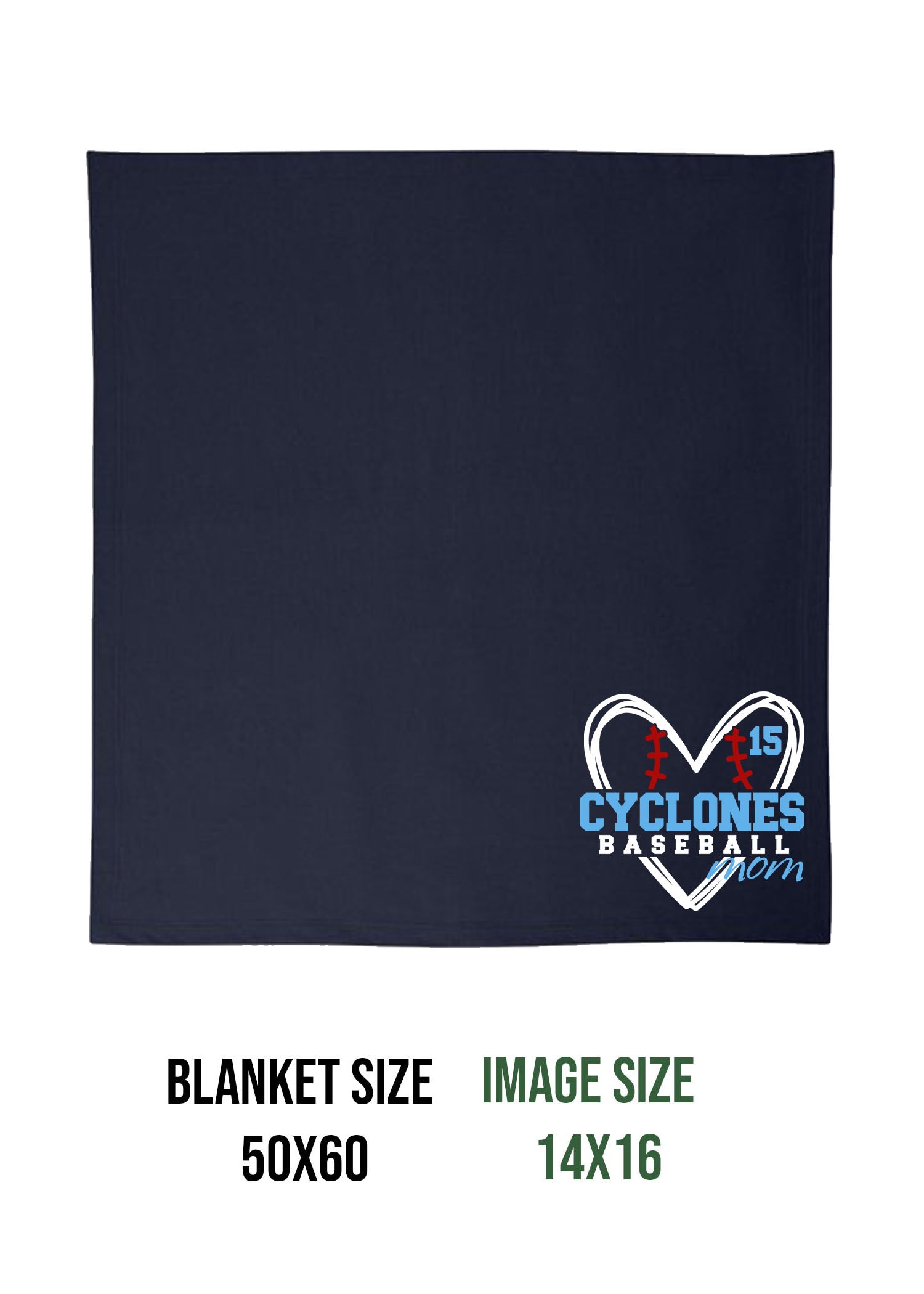 Sparta Cyclones Blanket Design 5