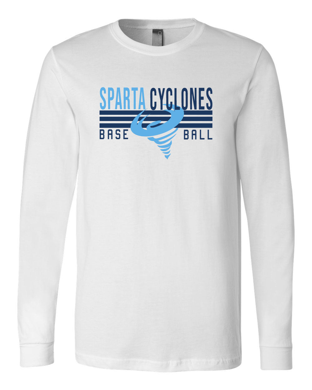Sparta Cyclones Long Sleeve Shirt Design 4