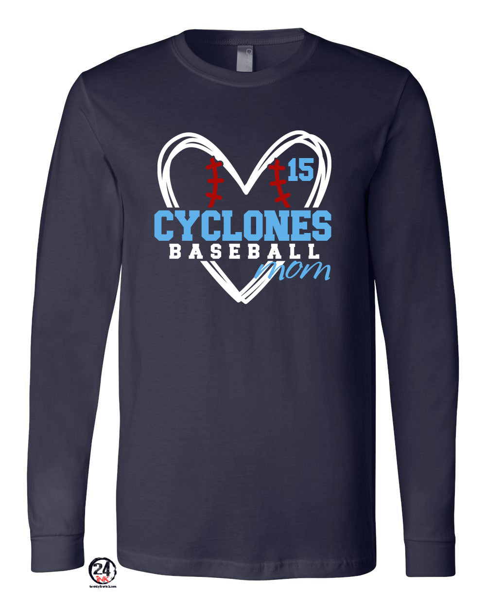 Sparta Cyclones Long Sleeve Shirt Design 5