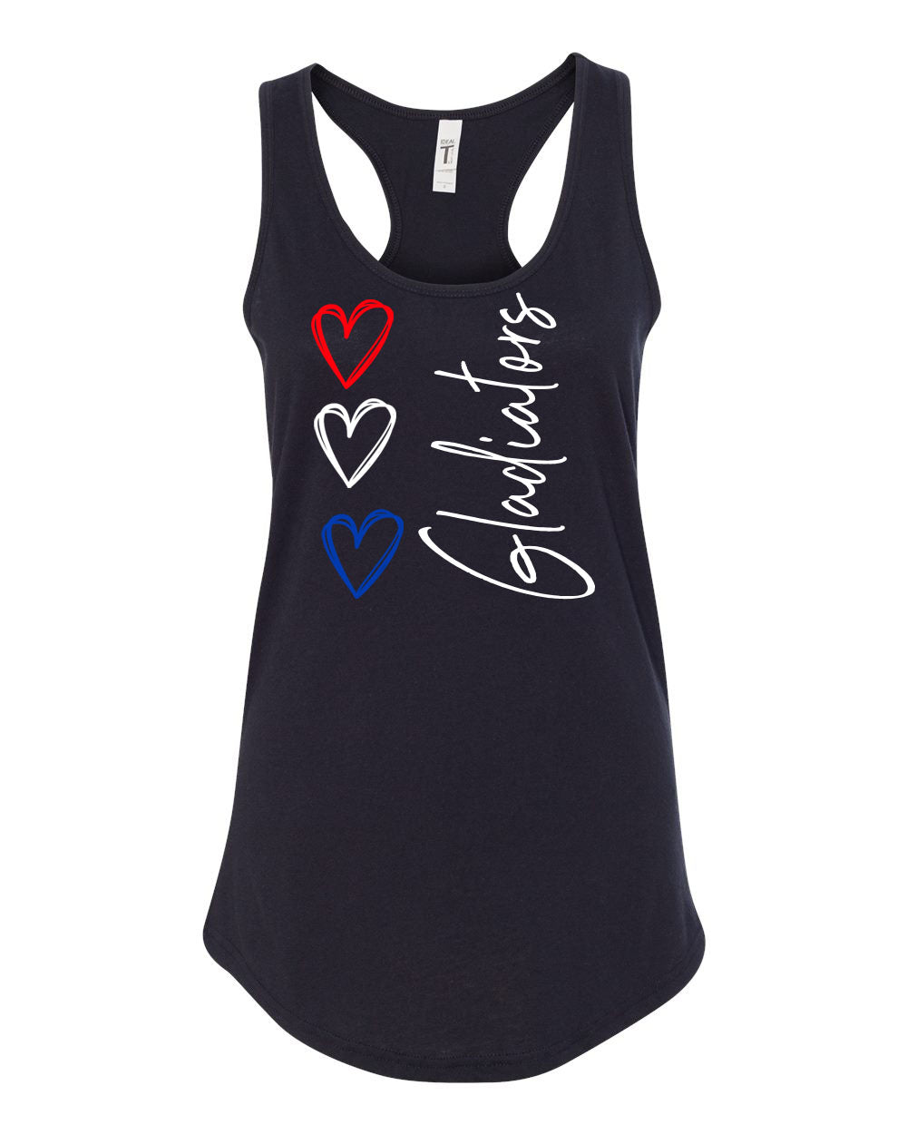 Goshen School Design 4 Racerback Tank Top