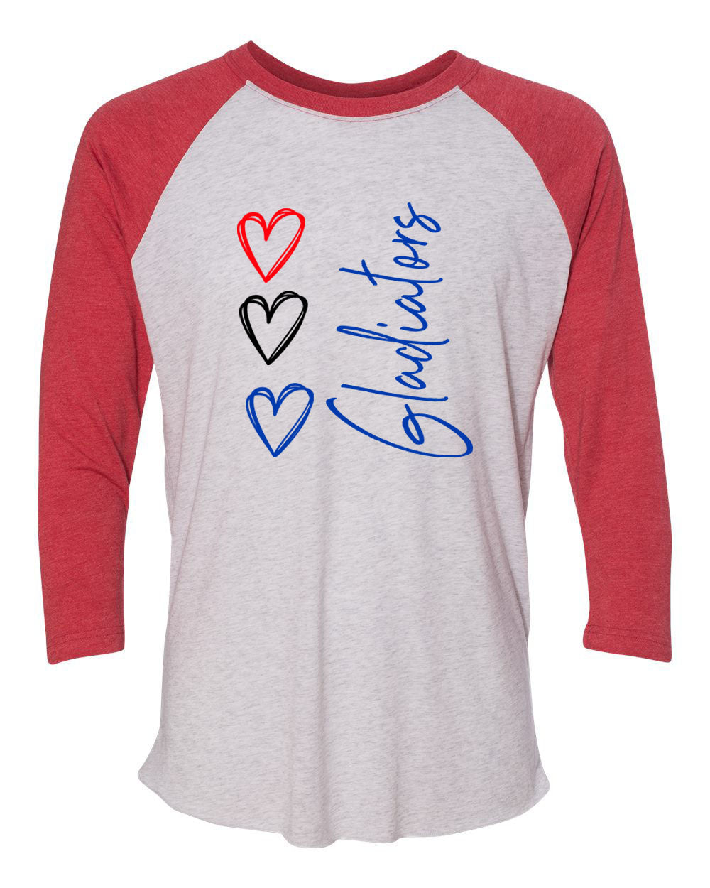 Goshen School Design 4 raglan shirt