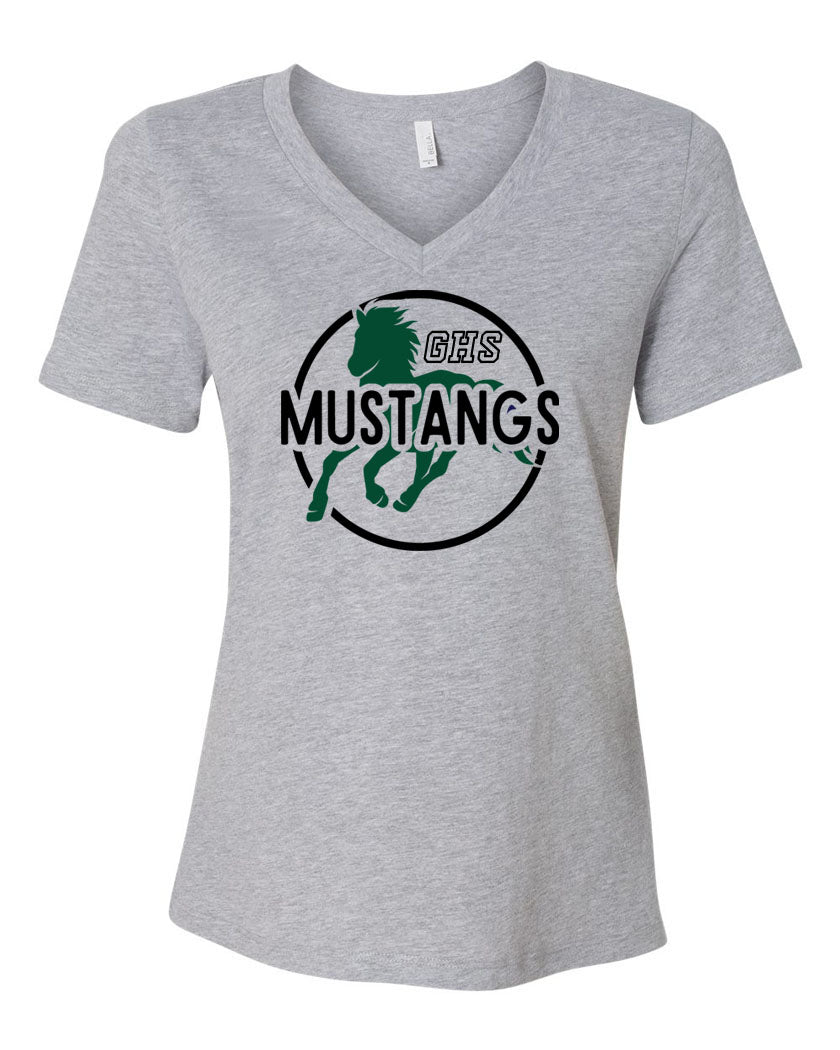 Green Hills V-neck T-Shirt Design 21