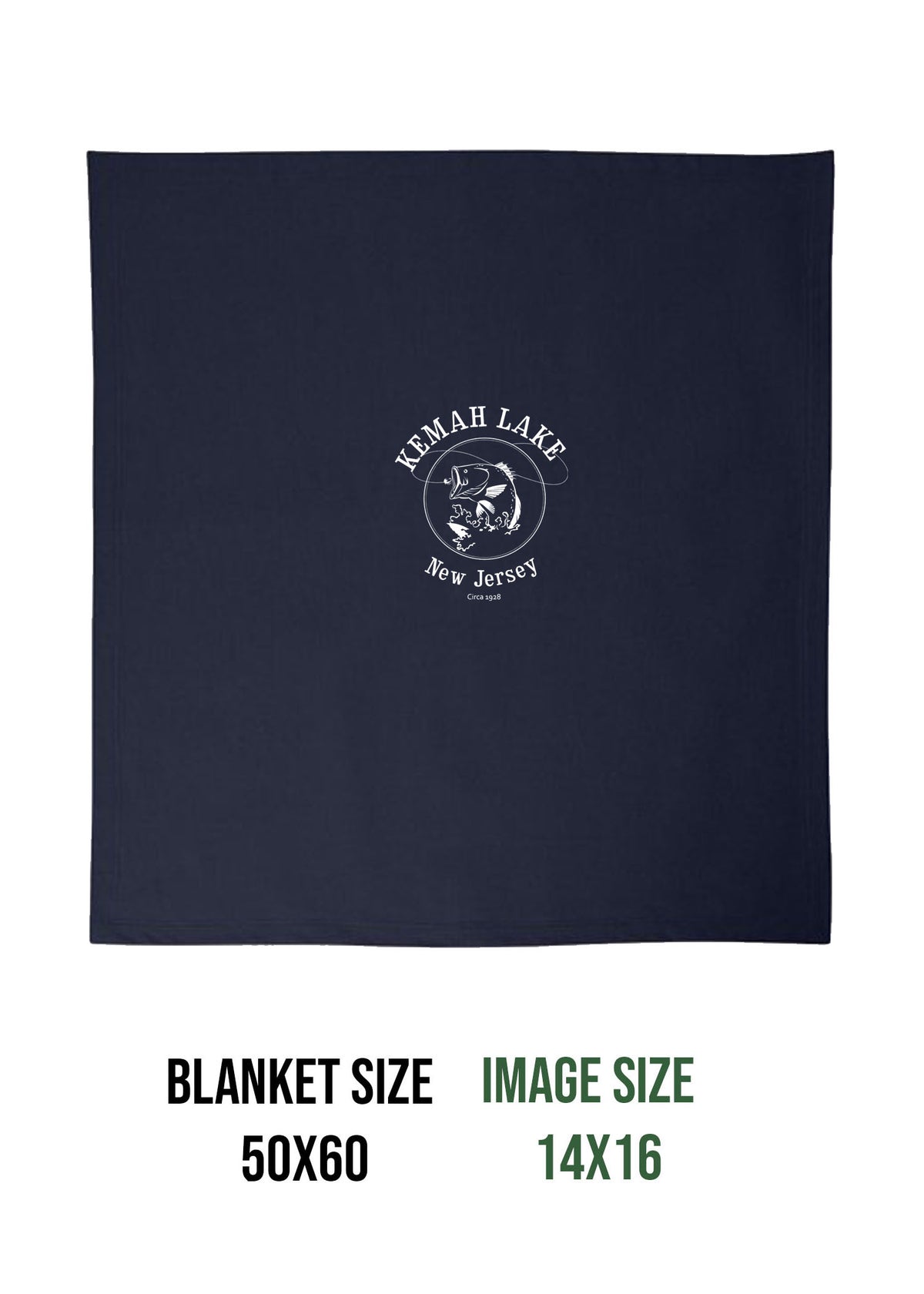 Kemah Lake Blanket Design 1