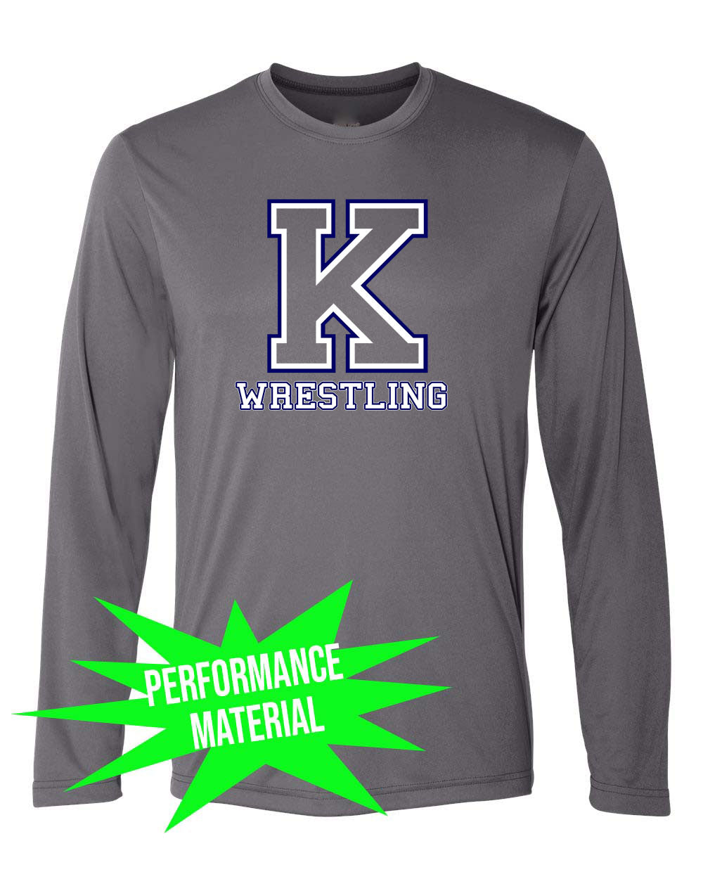 Kittatinny Wrestling Performance Material Design 6 Long Sleeve Shirt