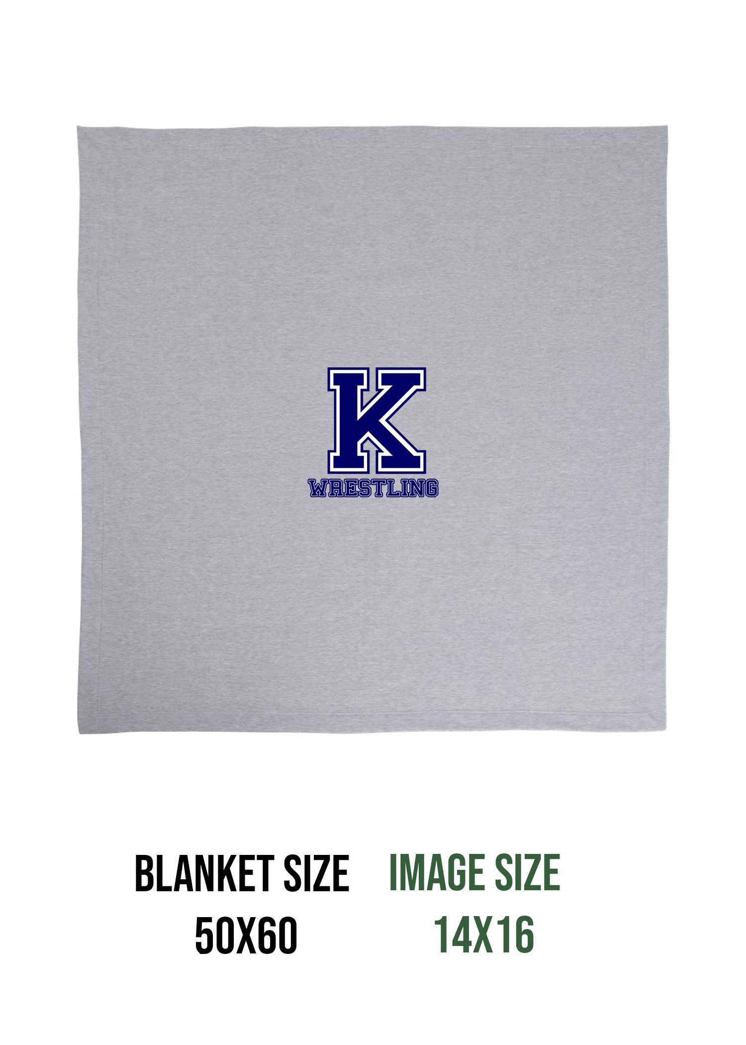 Kittatinny Wrestling Design 6 Blanket