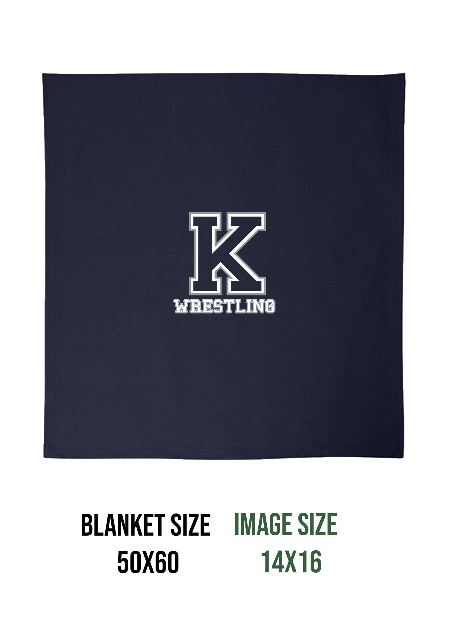 Kittatinny Wrestling Design 6 Blanket