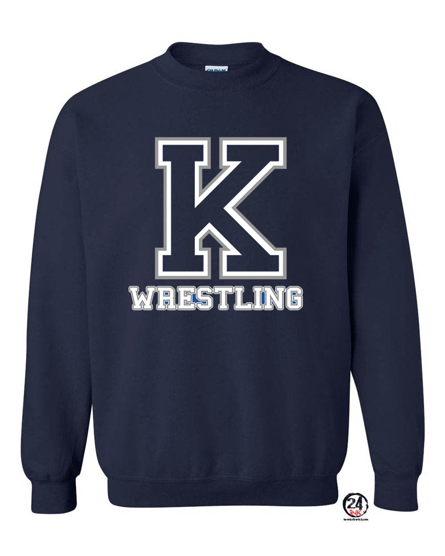 Kittatinny Wrestling Design 6 non hooded sweatshirt