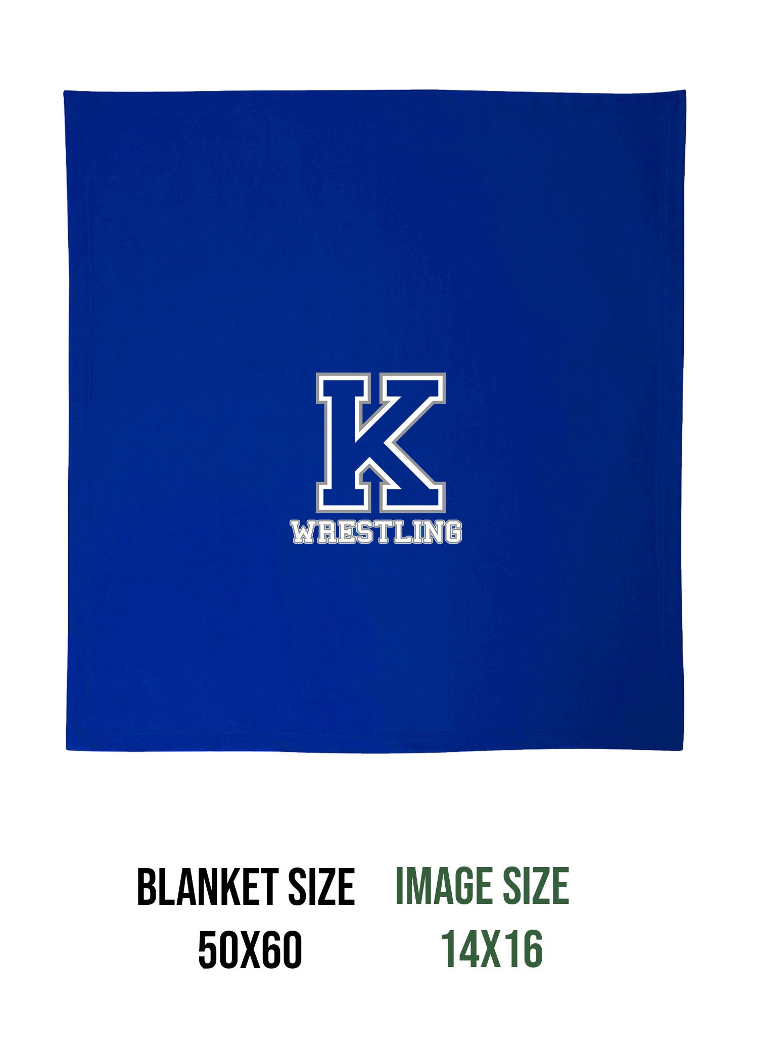 Kittatinny Wrestling Design 6 Blanket