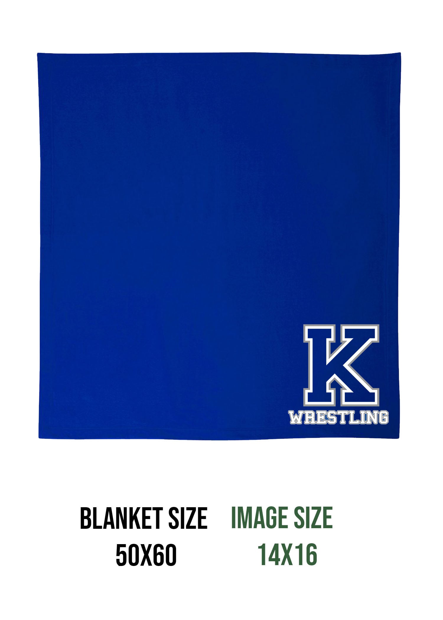 Kittatinny Wrestling Design 6 Blanket