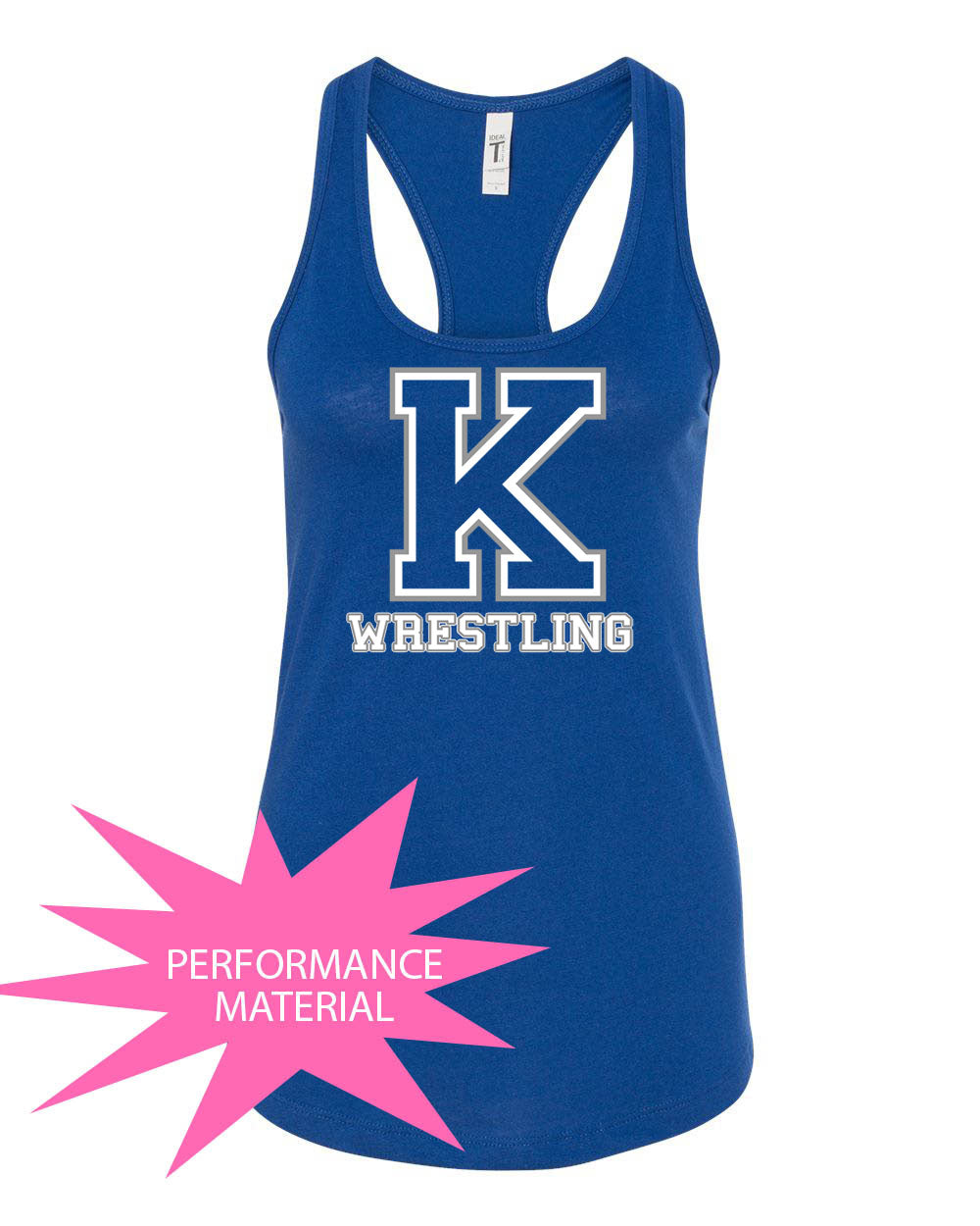Kittatinny Wrestling Performance Racerback Tank Top Design 6