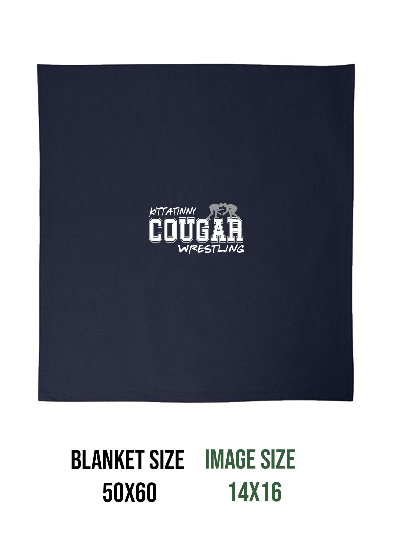 Kittatinny Wrestling Design 7 Blanket
