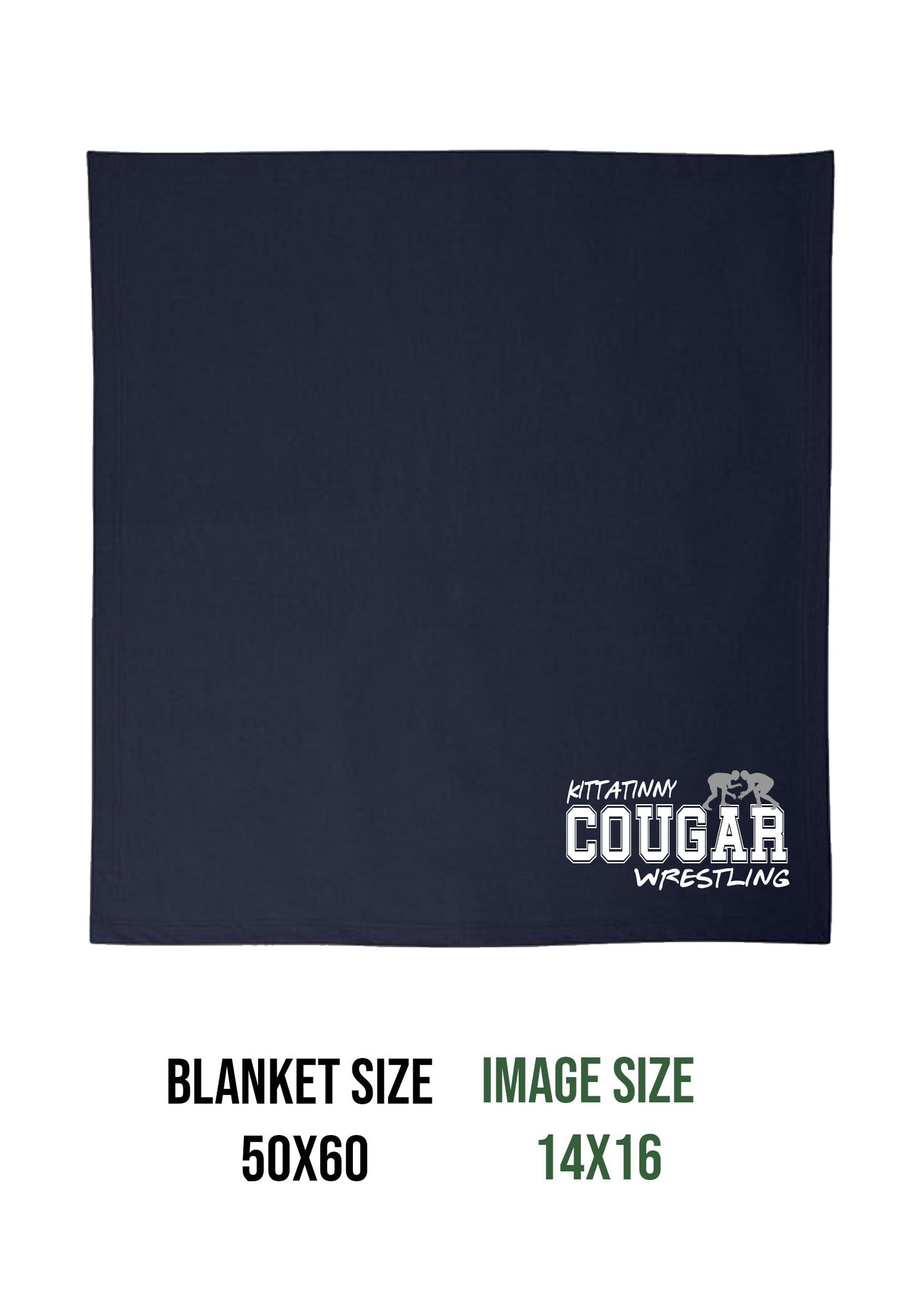 Kittatinny Wrestling Design 7 Blanket