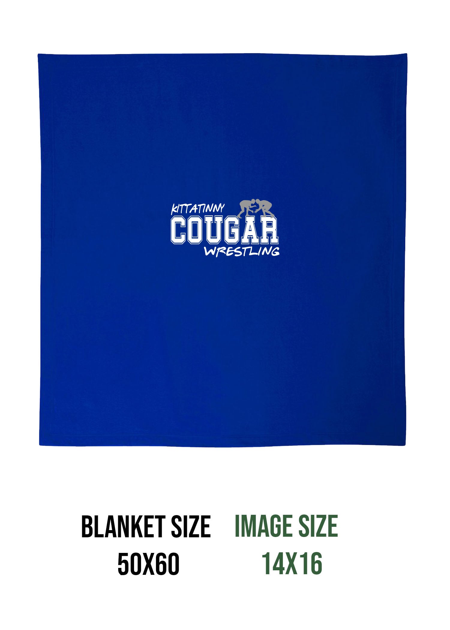 Kittatinny Wrestling Design 7 Blanket