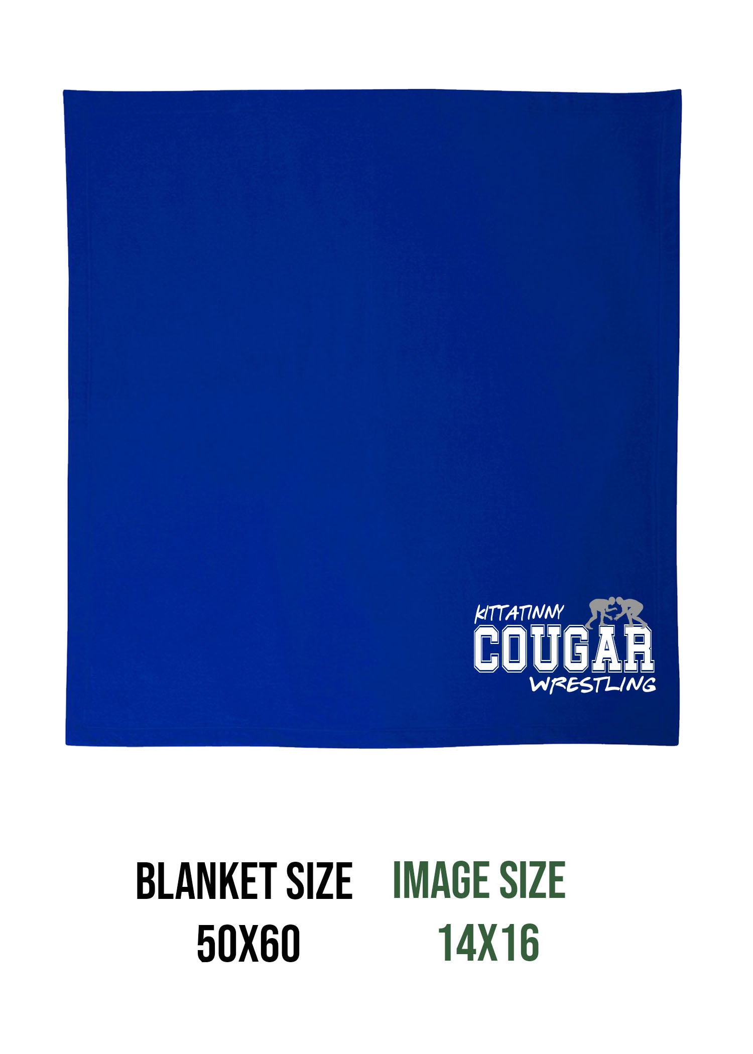Kittatinny Wrestling Design 7 Blanket
