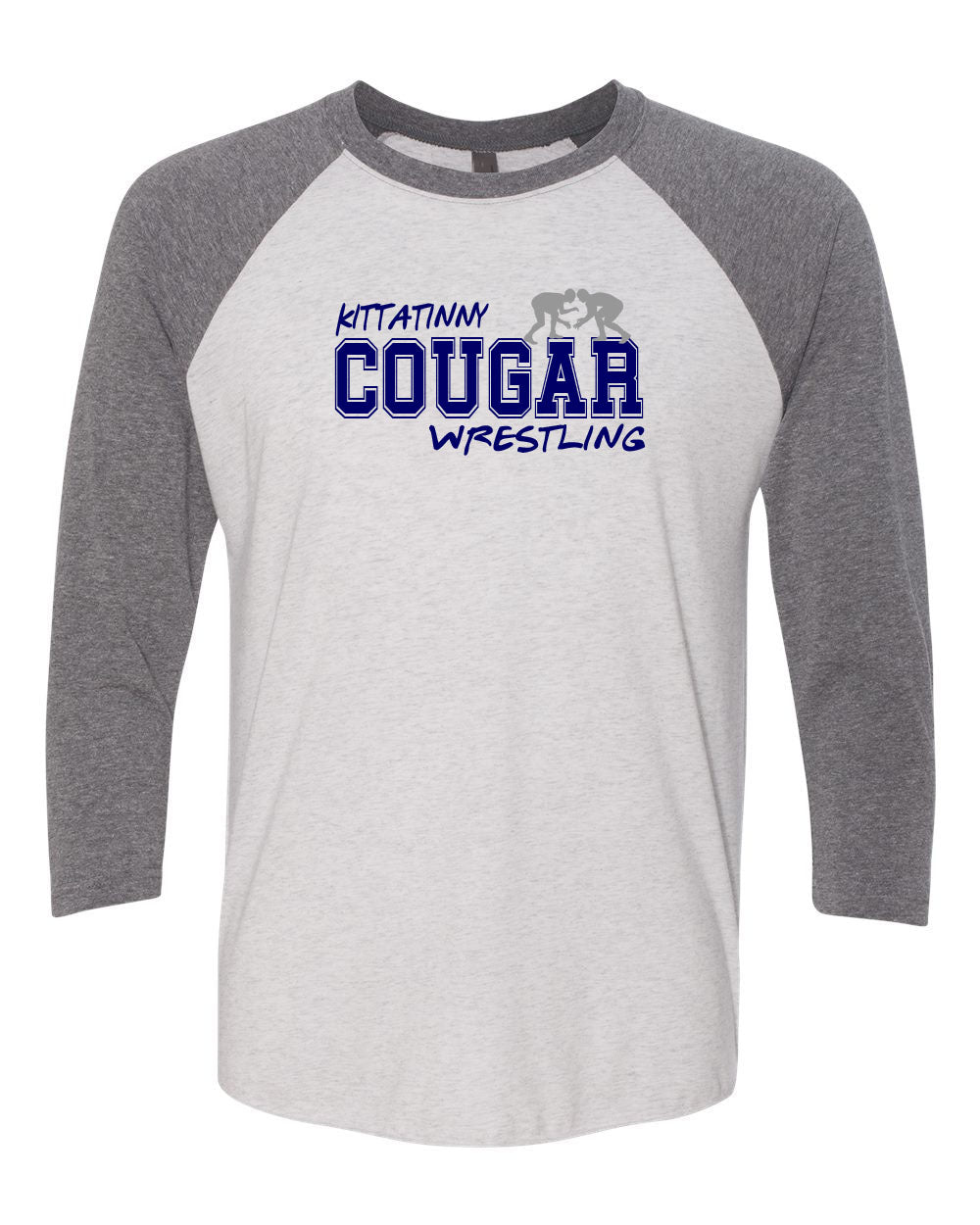 Kittatinny Wrestling Design 7 raglan shirt