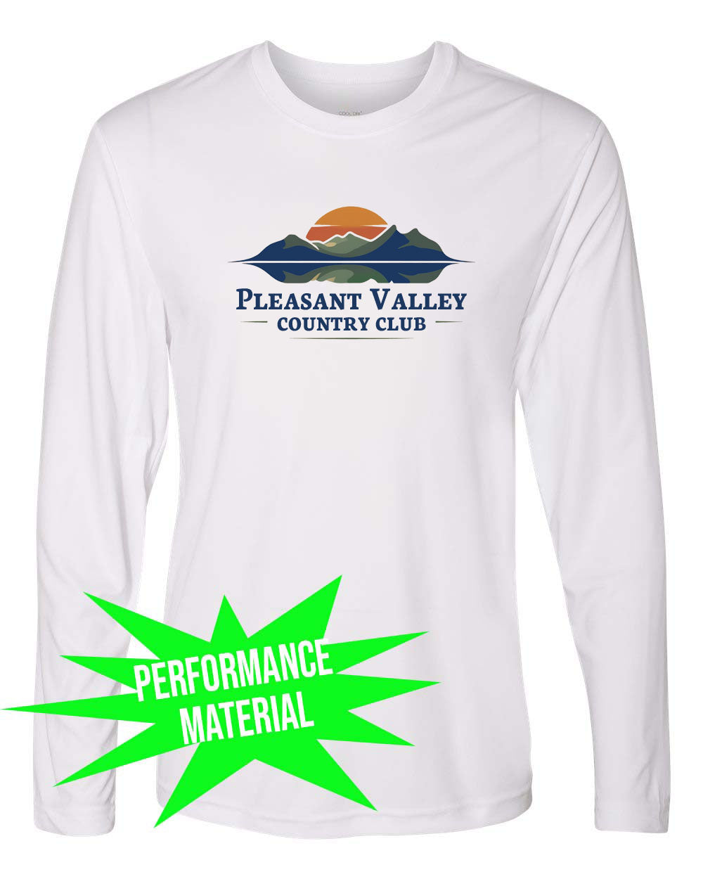Pleasant valley Performance Material Long Sleeve Shirt