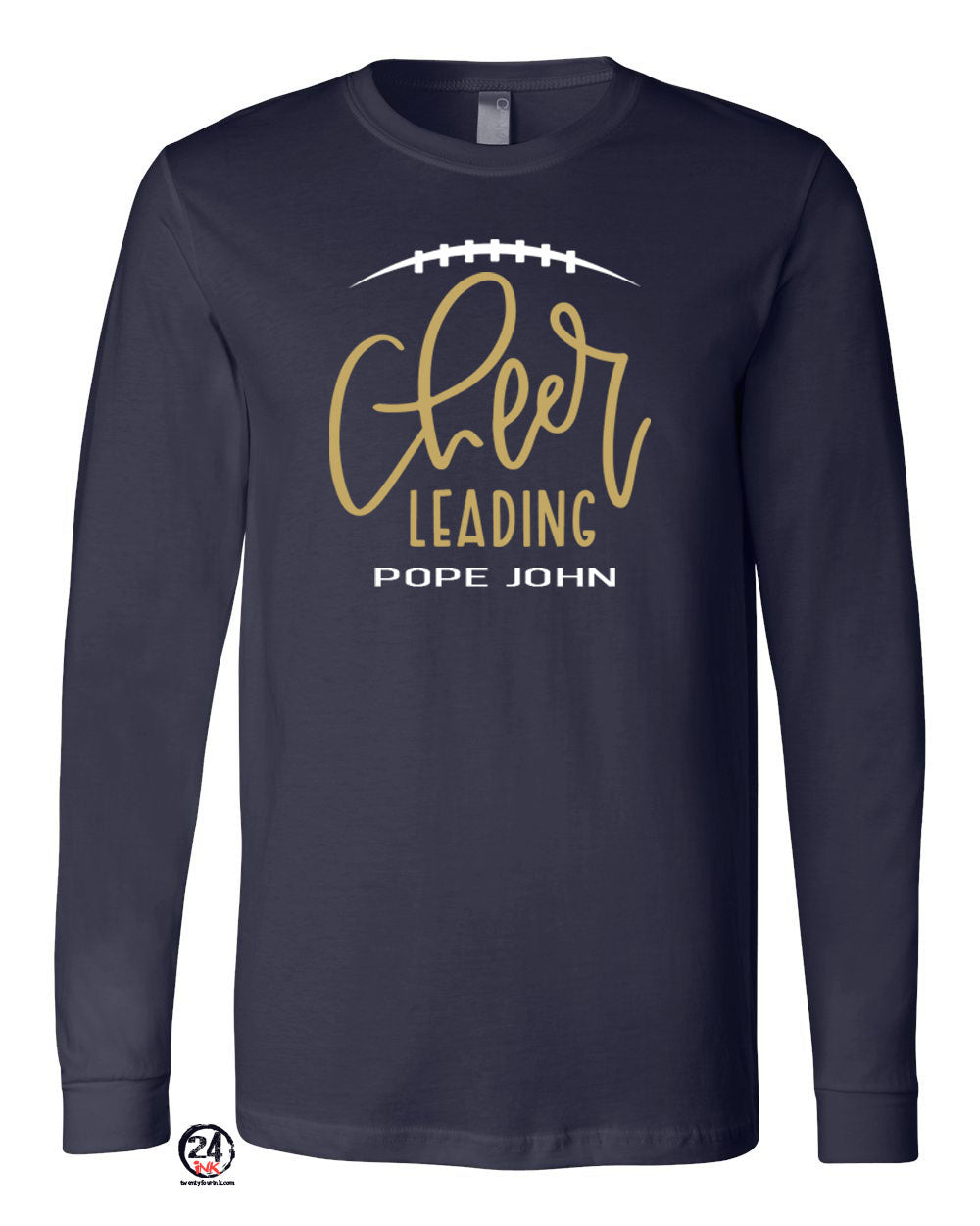 Pope John Cheer Long Sleeve Shirt Design 12