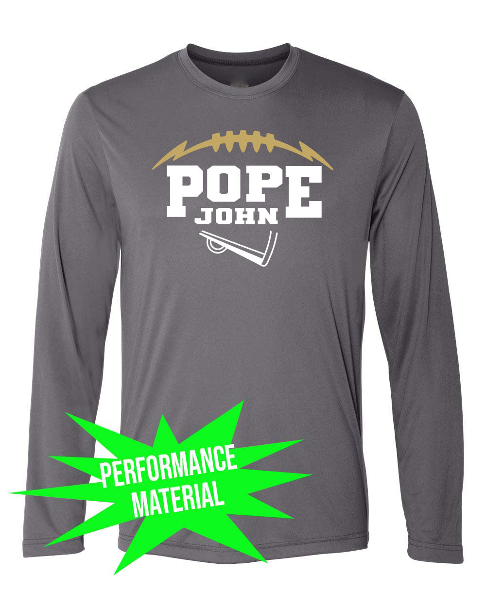 Pope John Cheer Performance Material Long Sleeve Shirt Design 10
