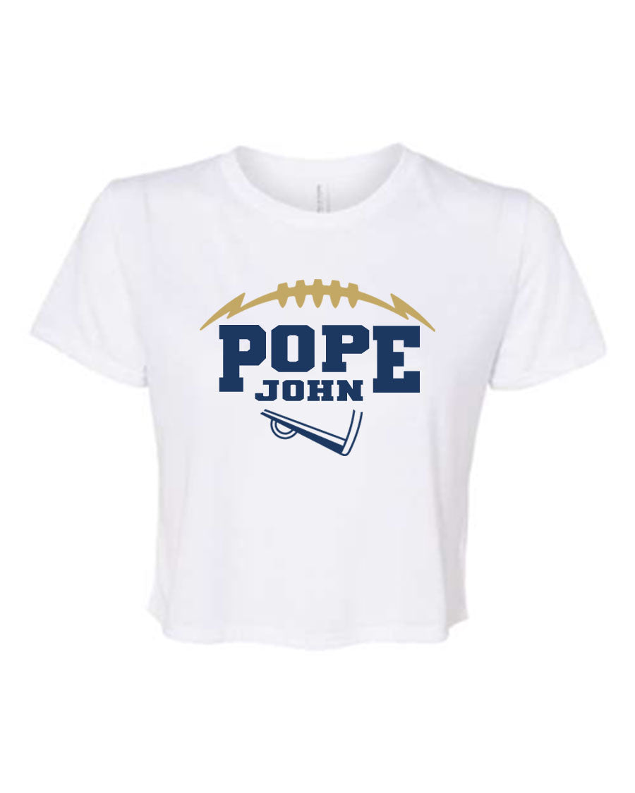 Pope John Cheer Crop Top Design 12