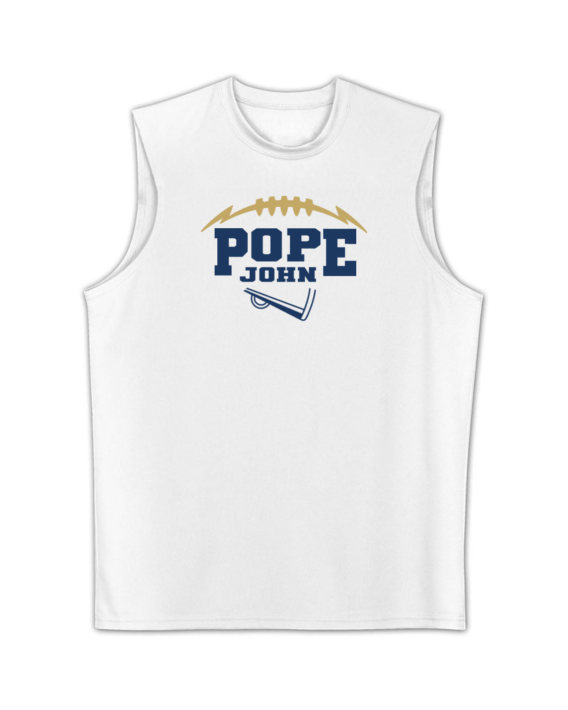 Pope John Cheer Men's Performance Tank Top Design 10