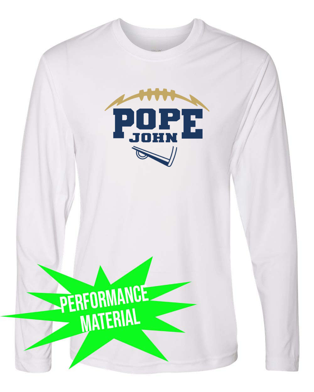 Pope John Cheer Performance Material Long Sleeve Shirt Design 10