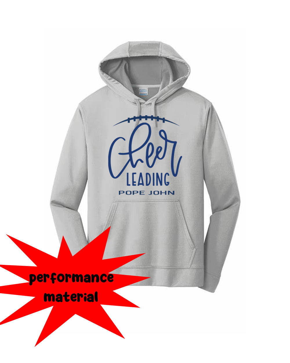 Pope John Cheer Performance Hooded Sweatshirt Design 12