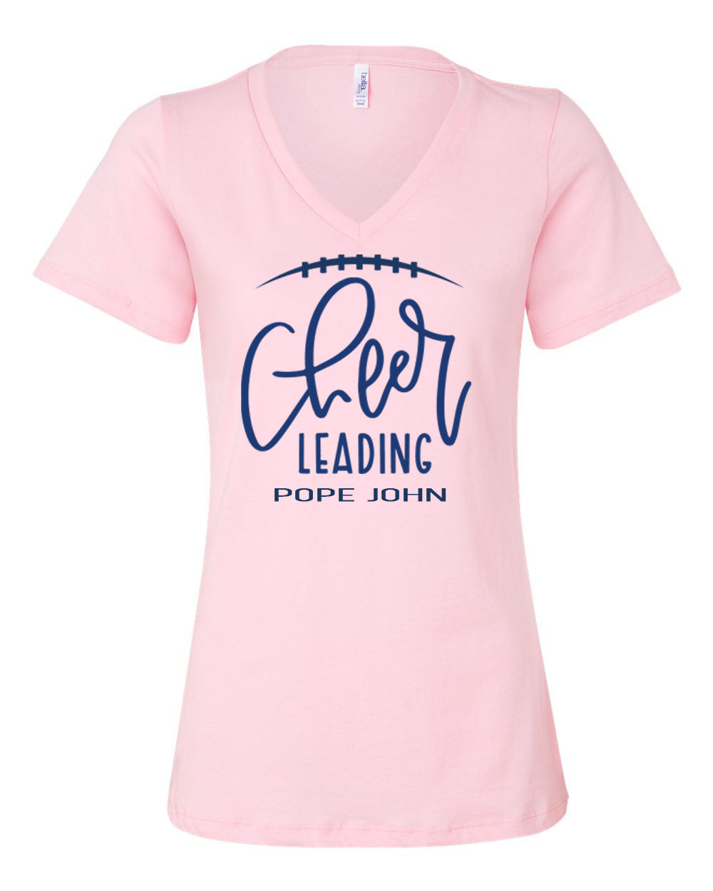 Pope John Cheer V-neck T-Shirt Design 12