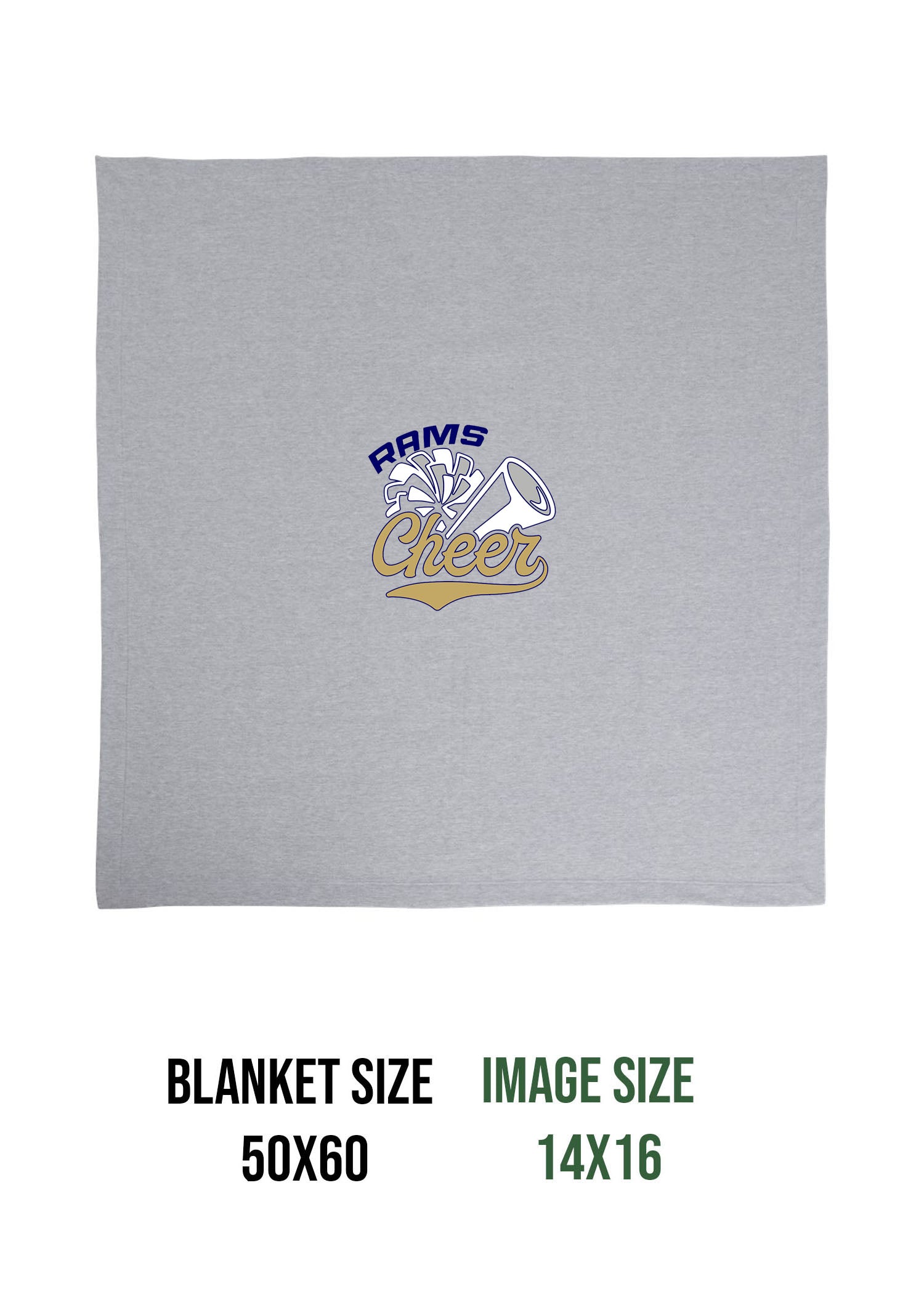 Sussex Middle Cheer Design 1 Blanket