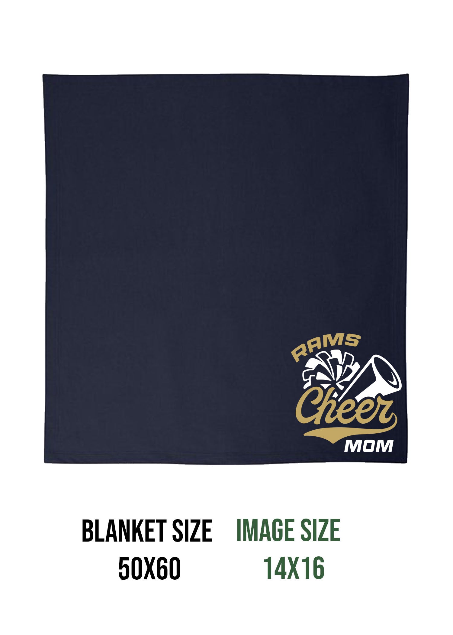 Sussex Middle Cheer Design 1 Blanket