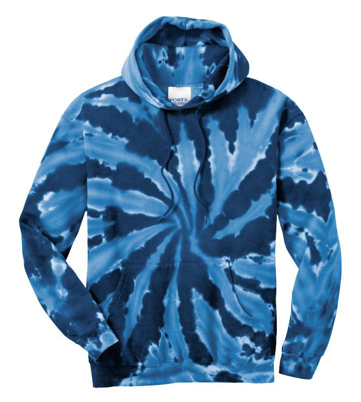 Sussex Middle Cheer Tie-Dye Hooded Sweatshirt Design 1