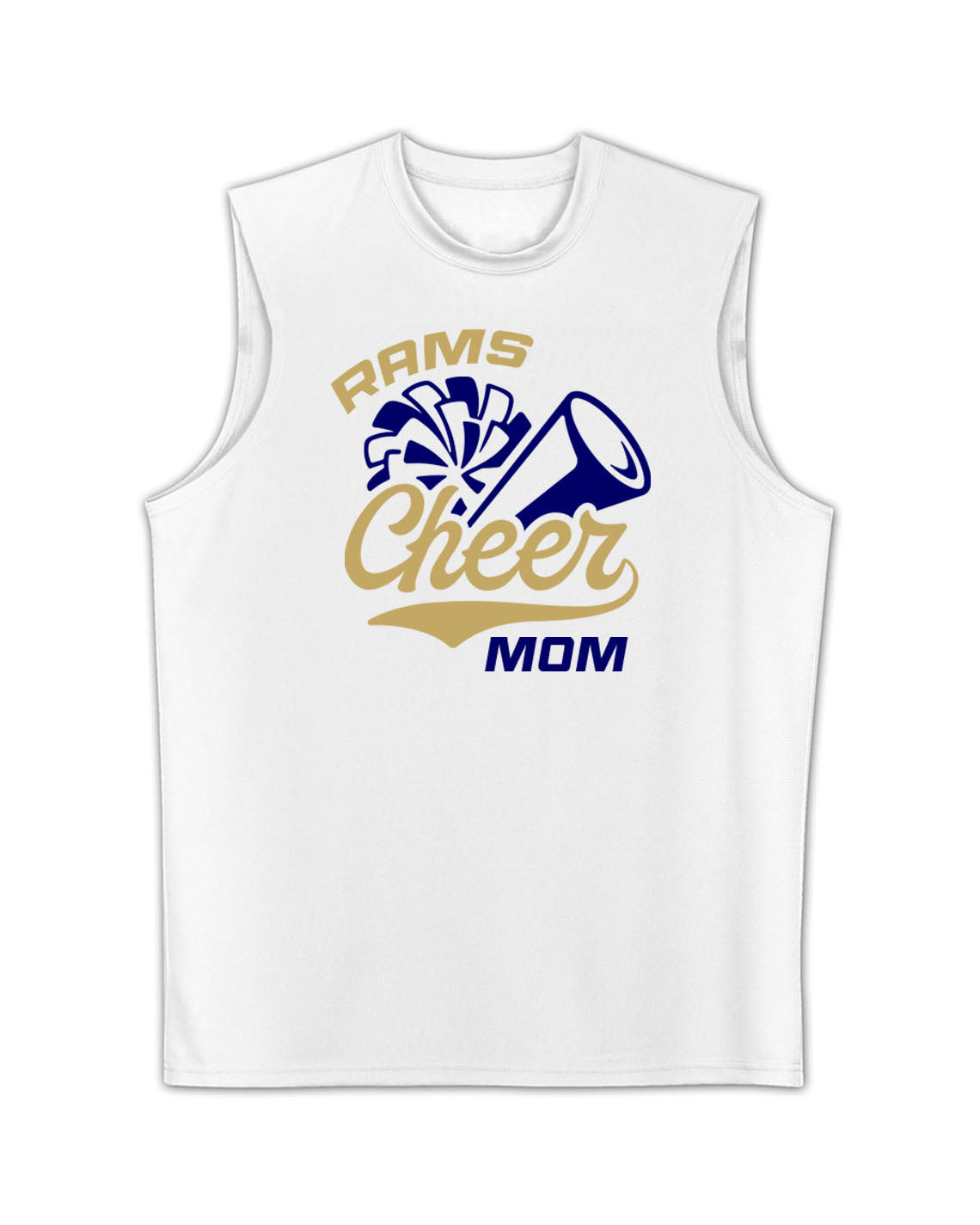 Sussex Middle Cheer Men's Performance Tank Top Design 1