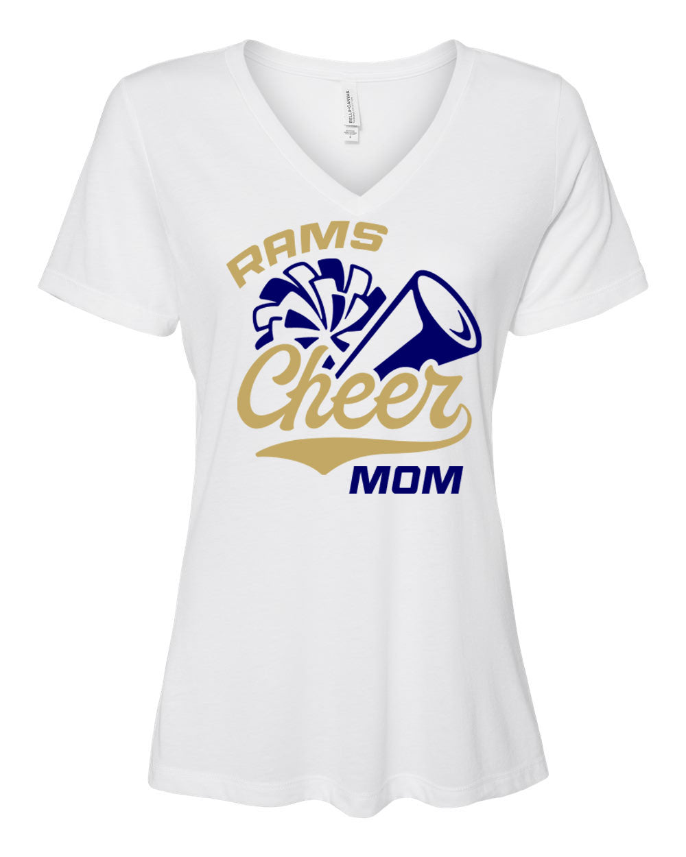 Sussex Middle Cheer Design 1 V-neck T-Shirt