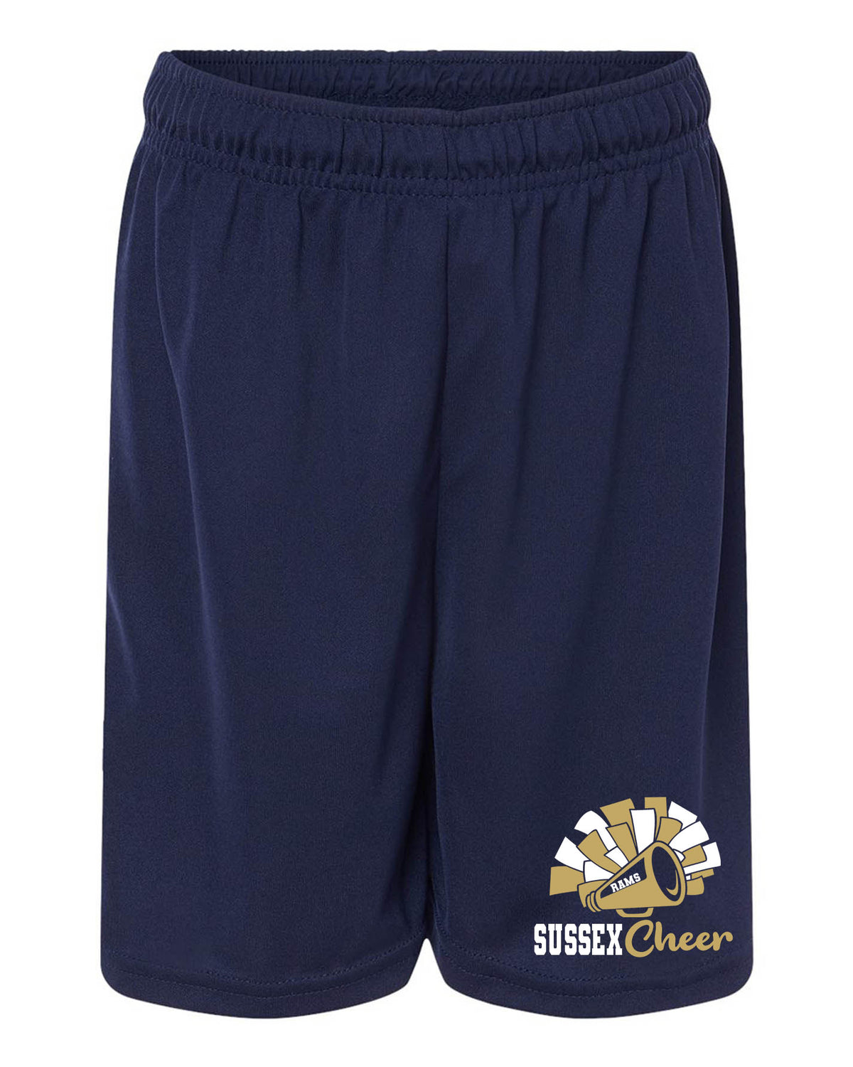 Sussex Middle Cheer Performance Shorts Design 2