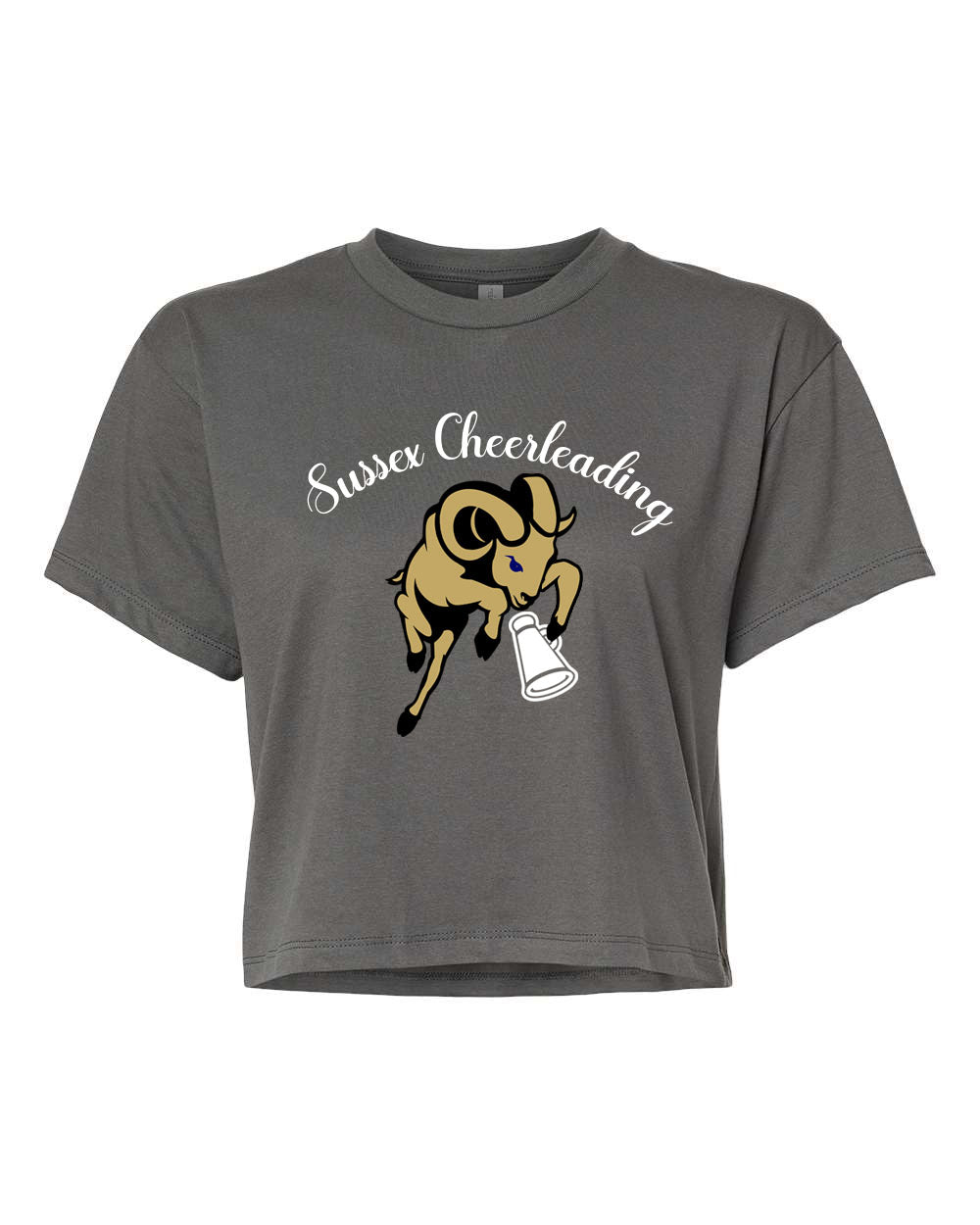 Sussex Middle Cheer Design 3 Crop Top